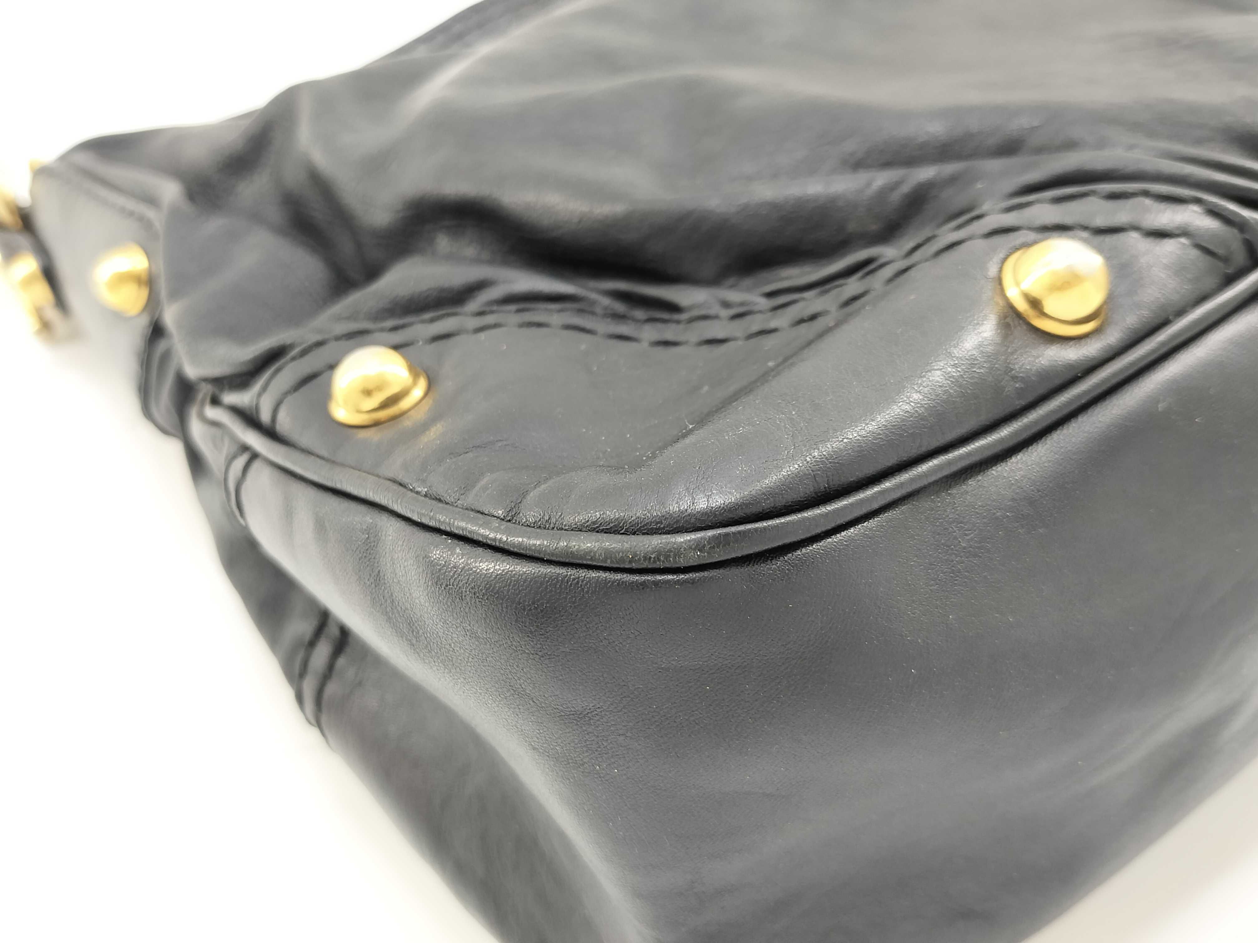 One-Shoulder Bag, Leather, Black, 211966 (Shoulder Bag) — view 4