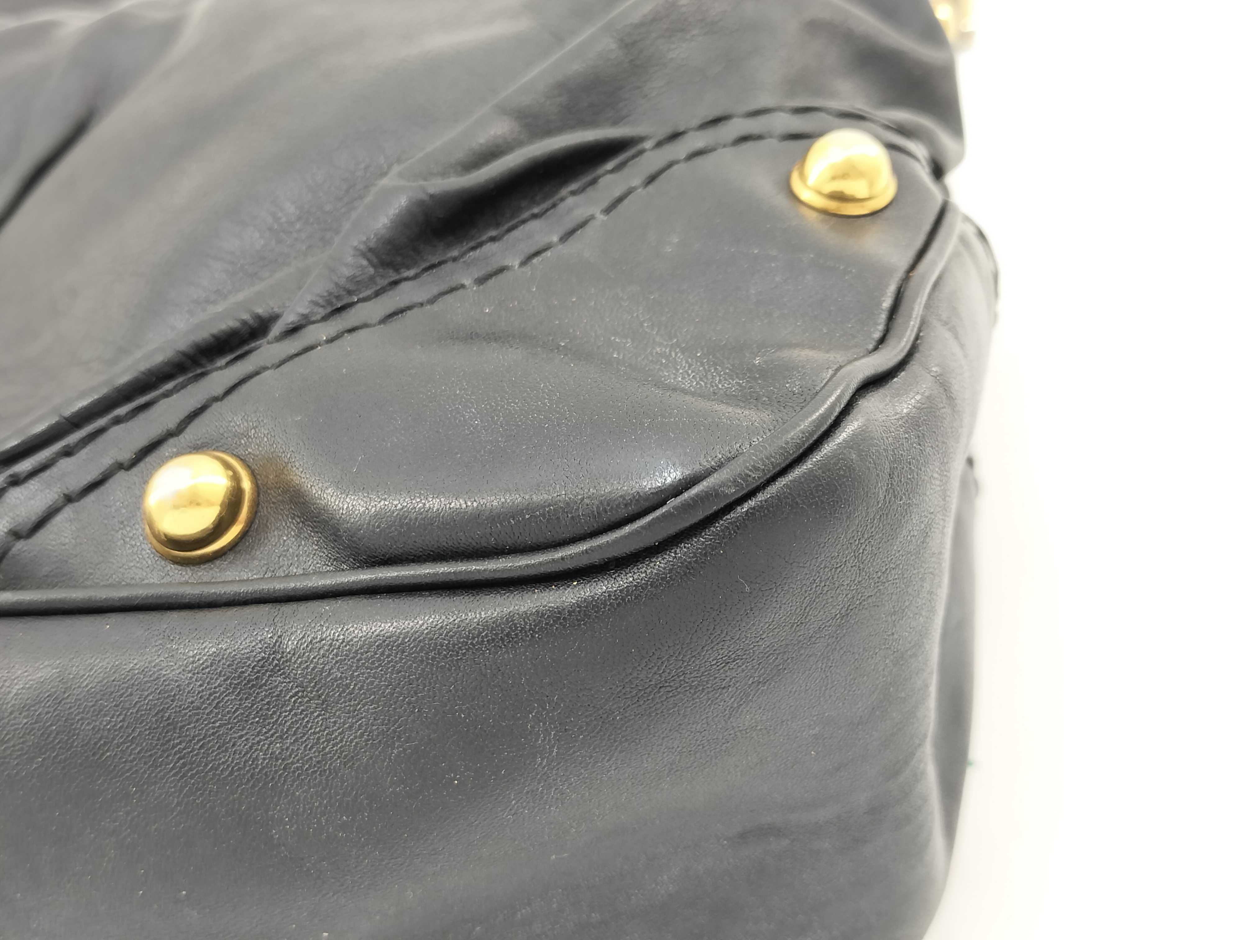 One-Shoulder Bag, Leather, Black, 211966 (Shoulder Bag) — view 5