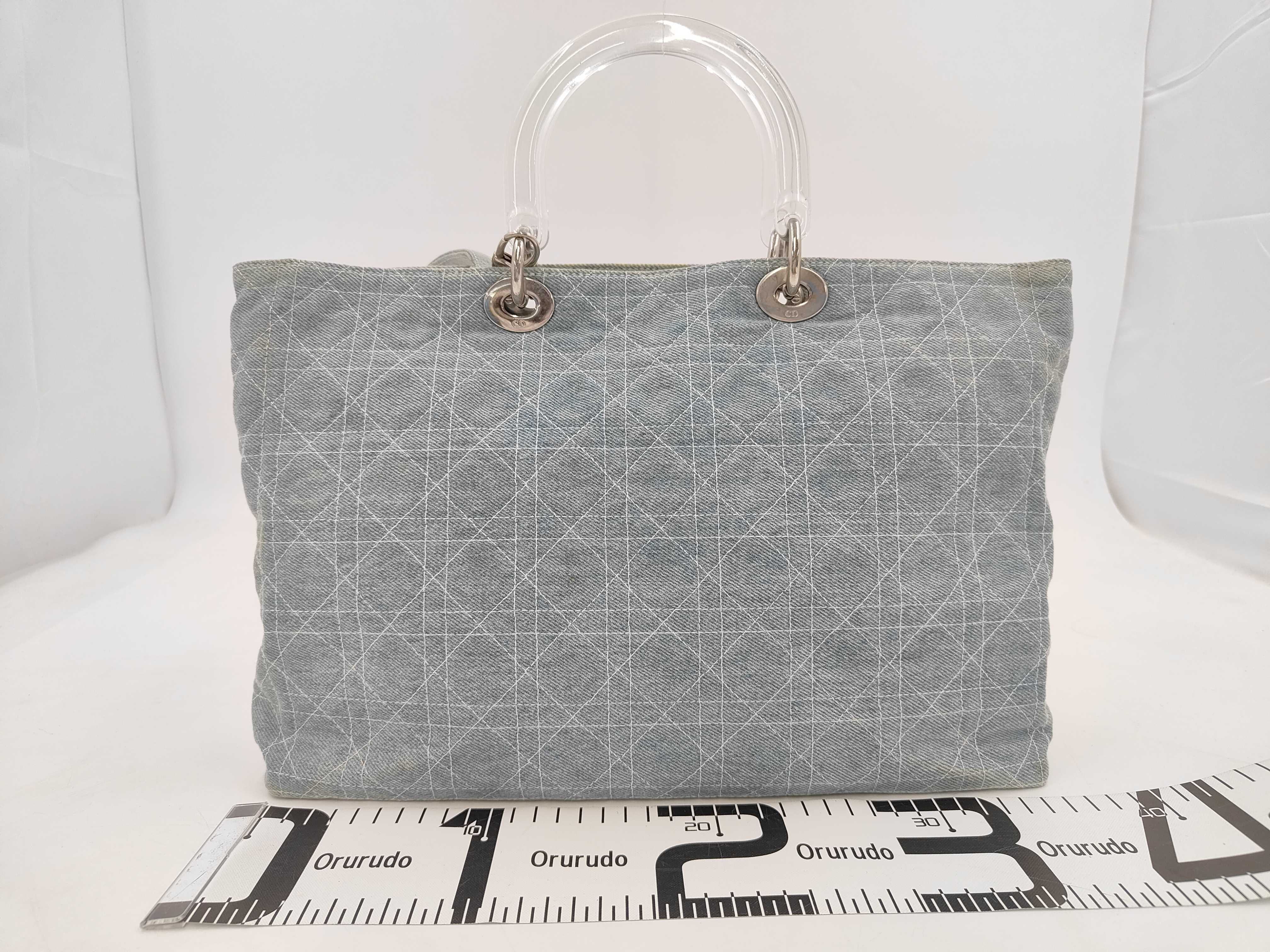 Lady Dior Denim 2-way Handbag Shoulder Handbag — view 2