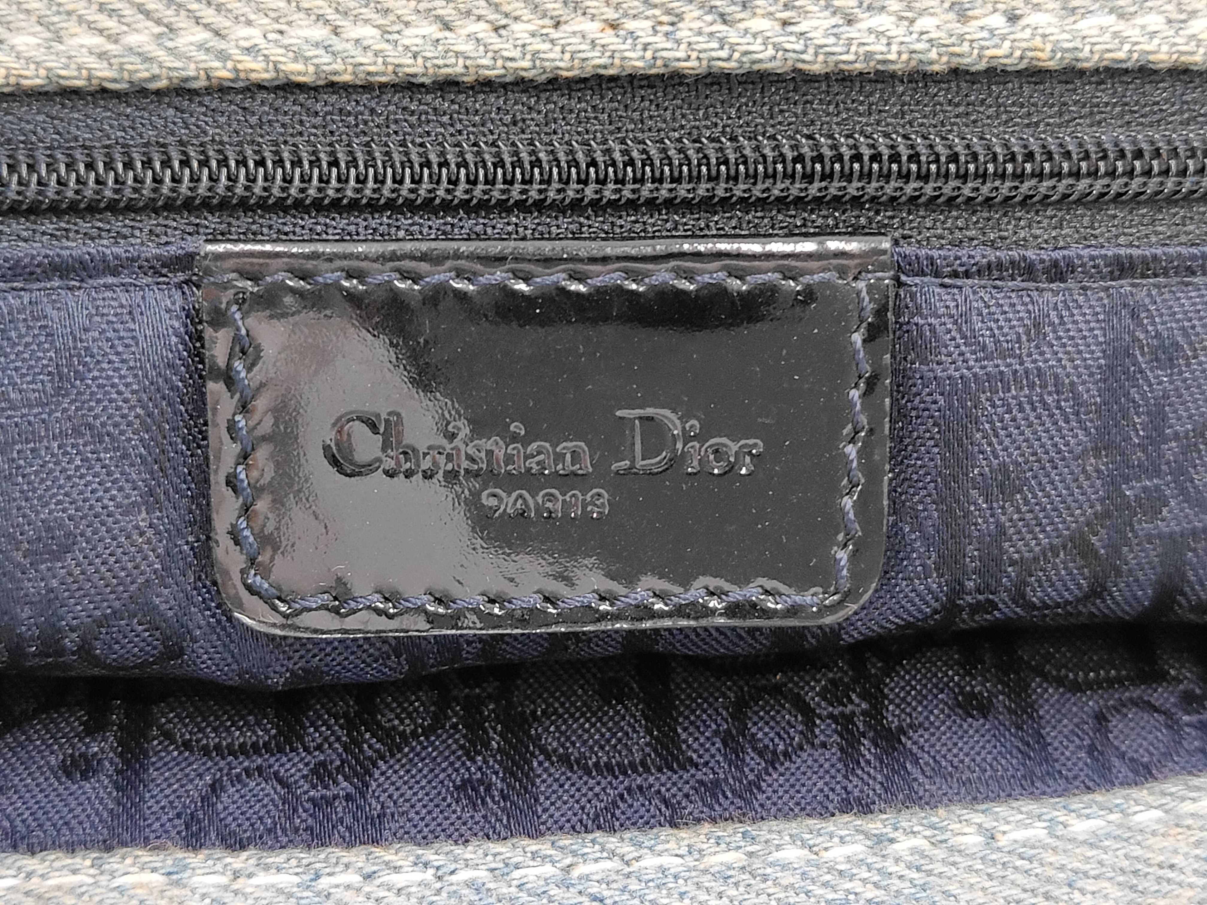Lady Dior Denim 2-way Handbag Shoulder Handbag — view 12