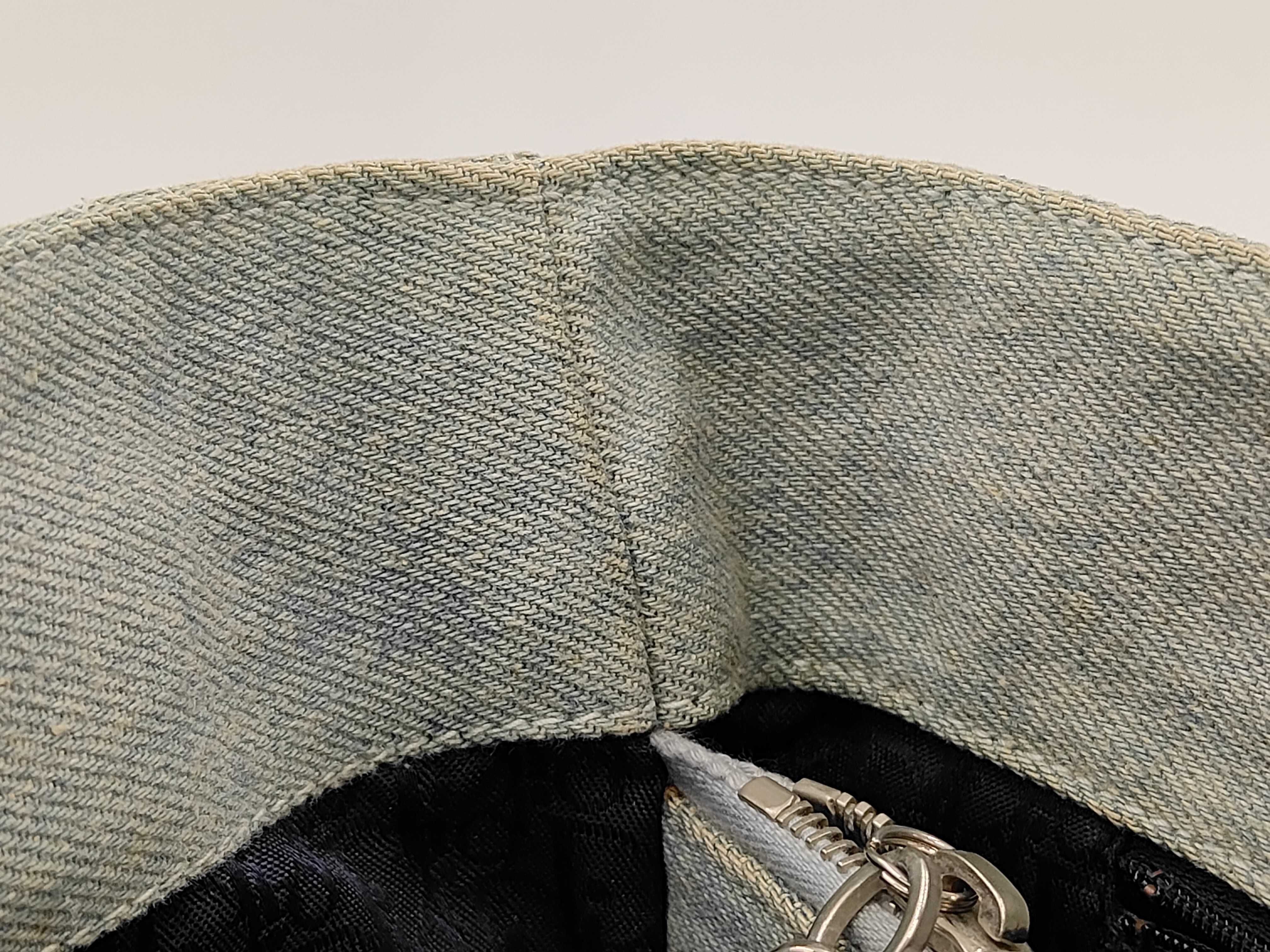 Lady Dior Denim 2-way Handbag Shoulder Handbag — view 9
