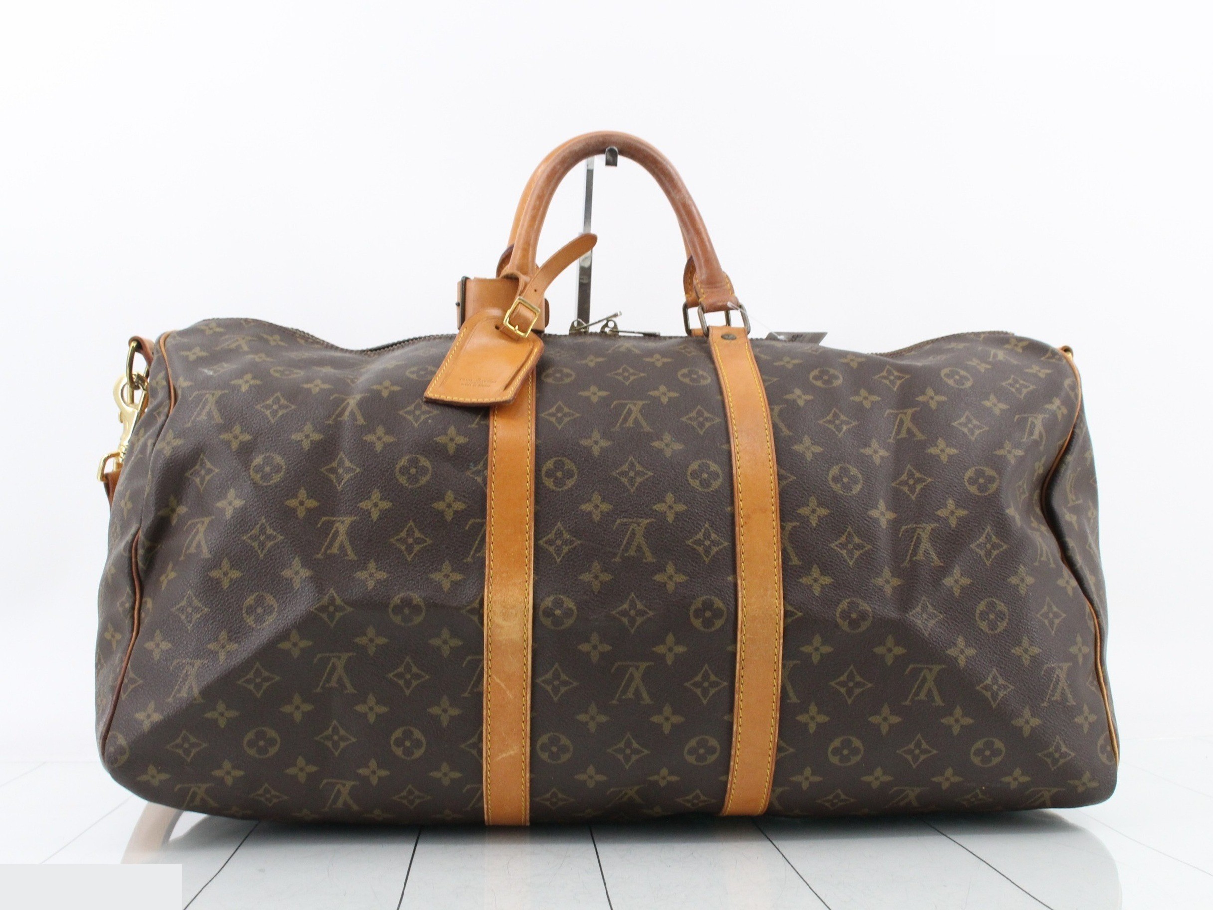 Monogram Keepall Bandoulière 55 Boston Bag — view 2