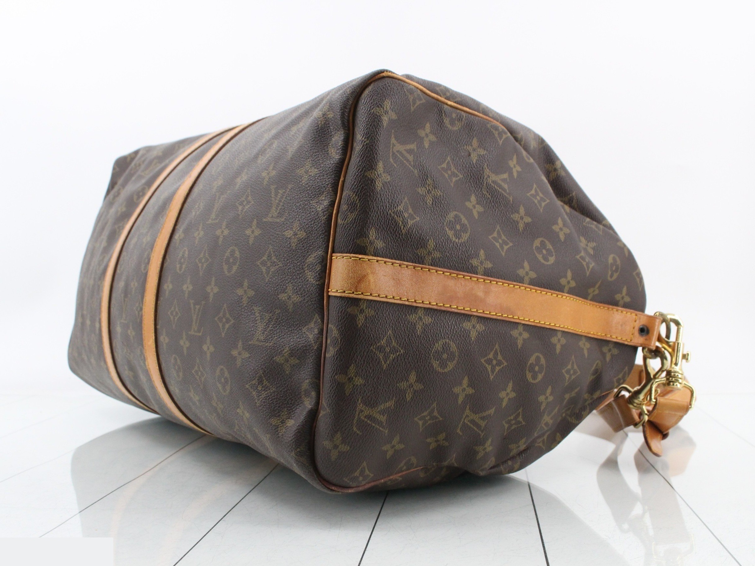 Monogram Keepall Bandoulière 55 Boston Bag — view 6