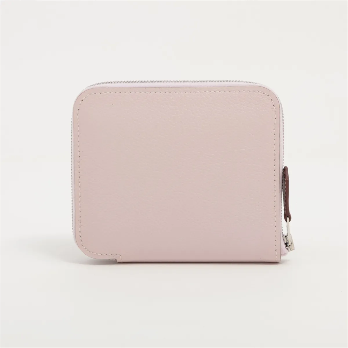 Azap Compact Silk In Evercolor Compact Wallet, Mauve Pale, Silver Hardware, B: 2023 — view 2