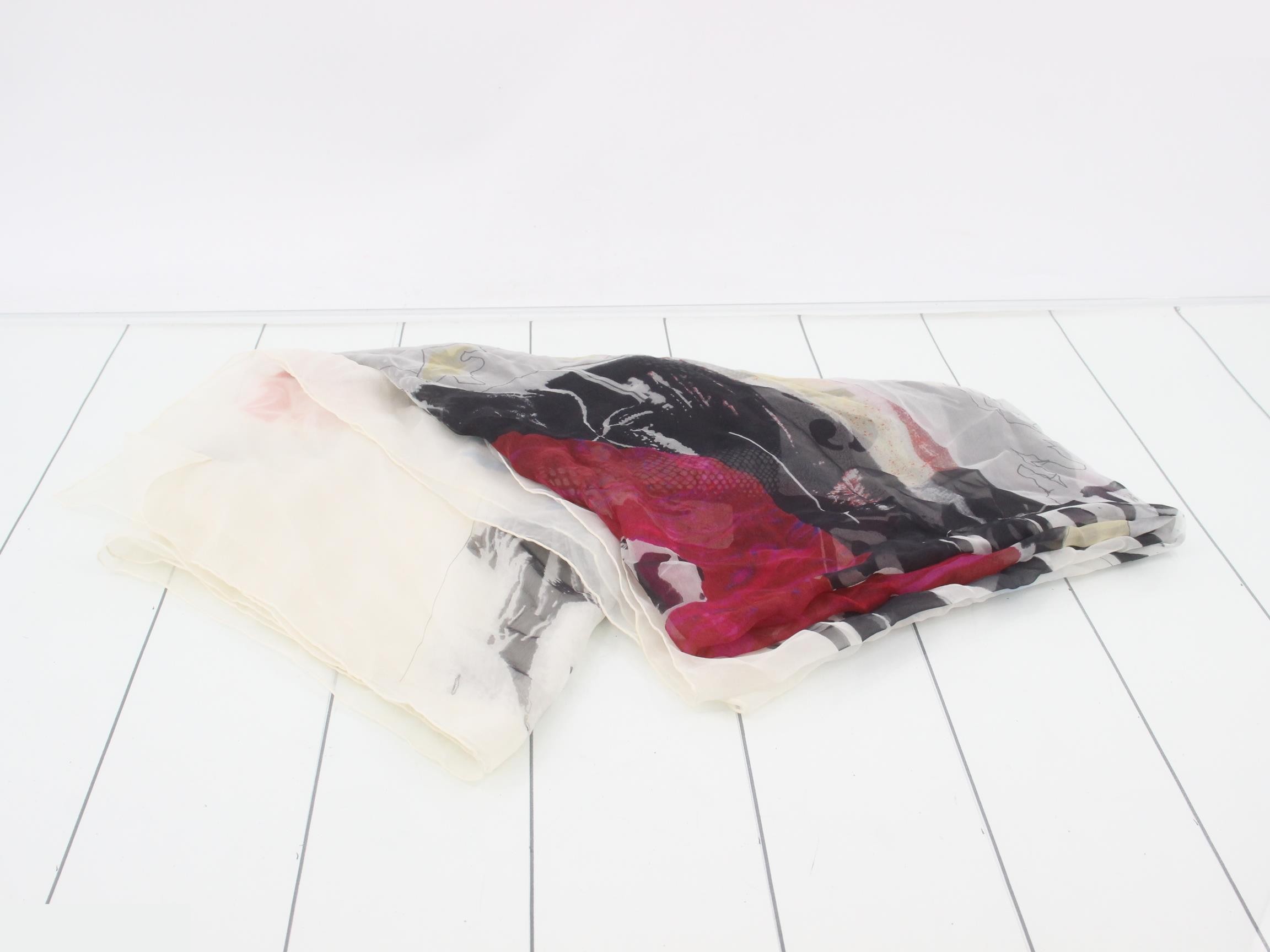Galliano period scarf — view 2