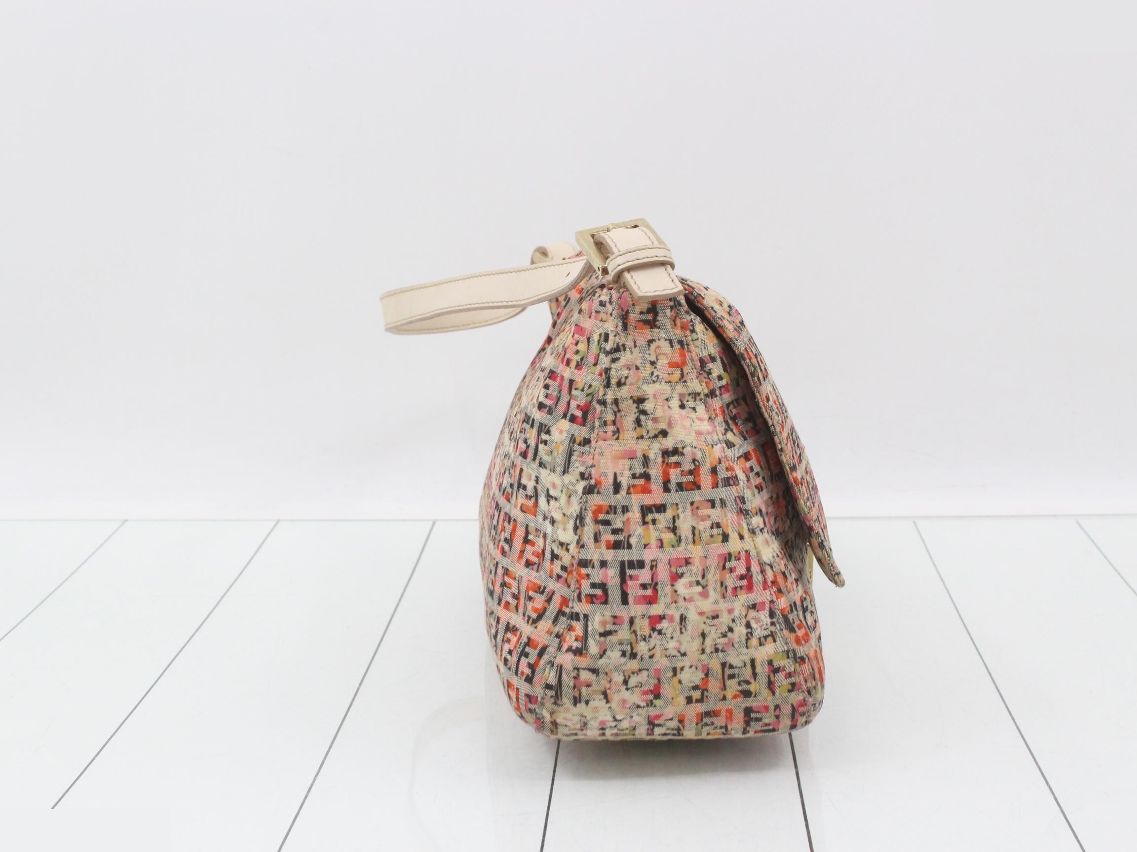 Zucchino Mamma Bucket Shoulder Bag, Canvas, Floral Pattern — view 4