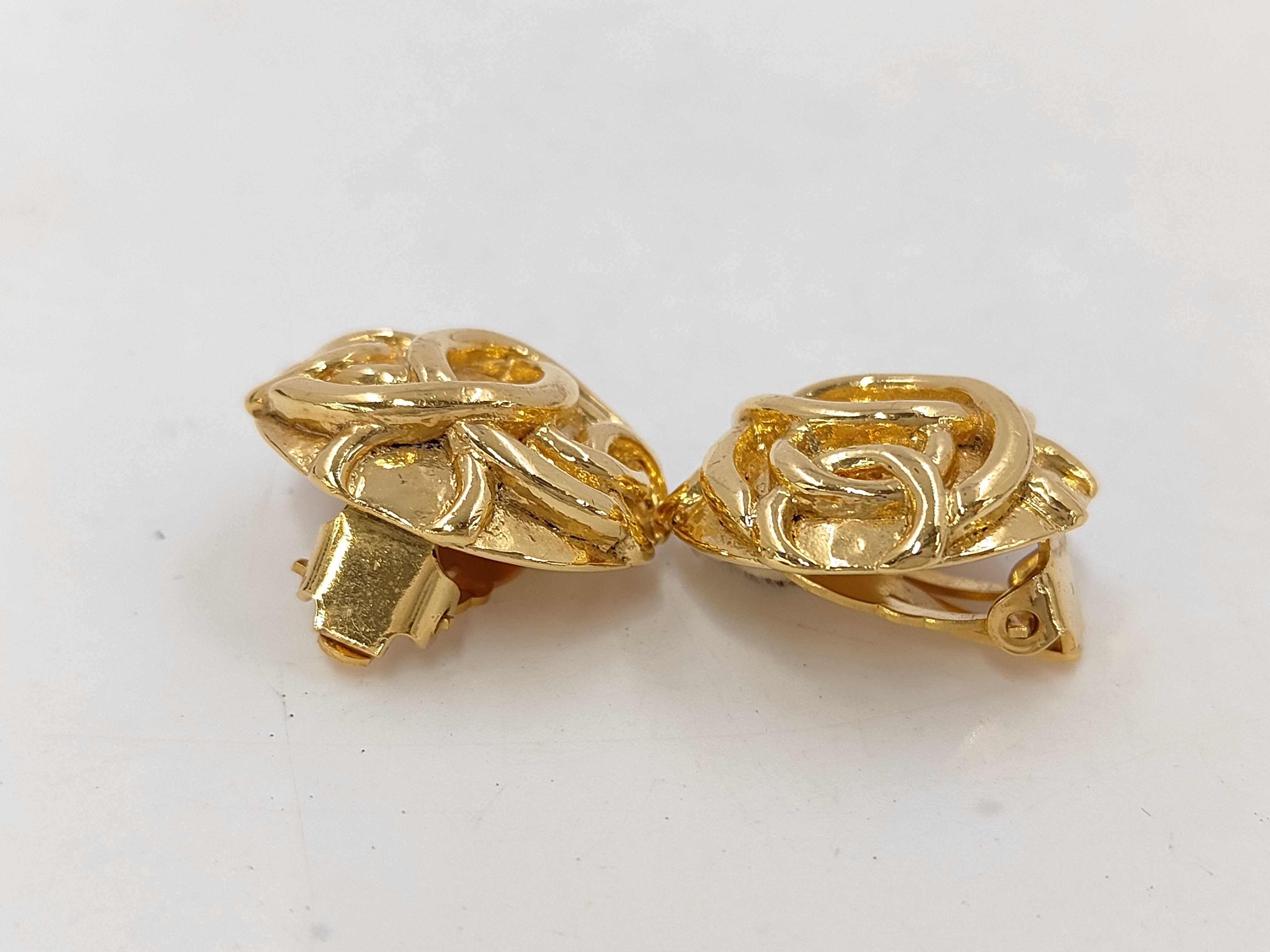 93A Earrings, Coco Mark Circle GP Earrings — view 3