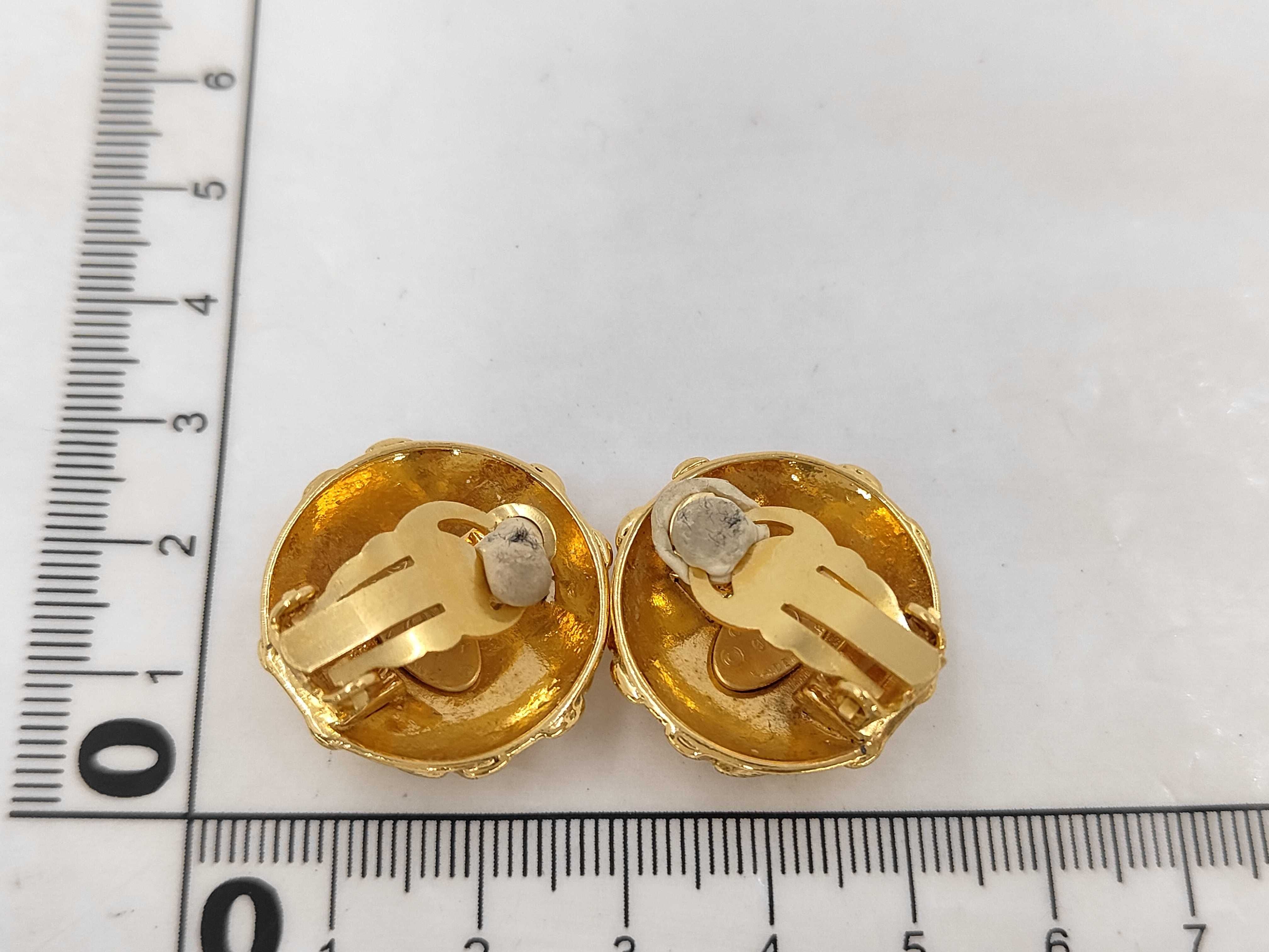93A Earrings, Coco Mark Circle GP Earrings — view 6