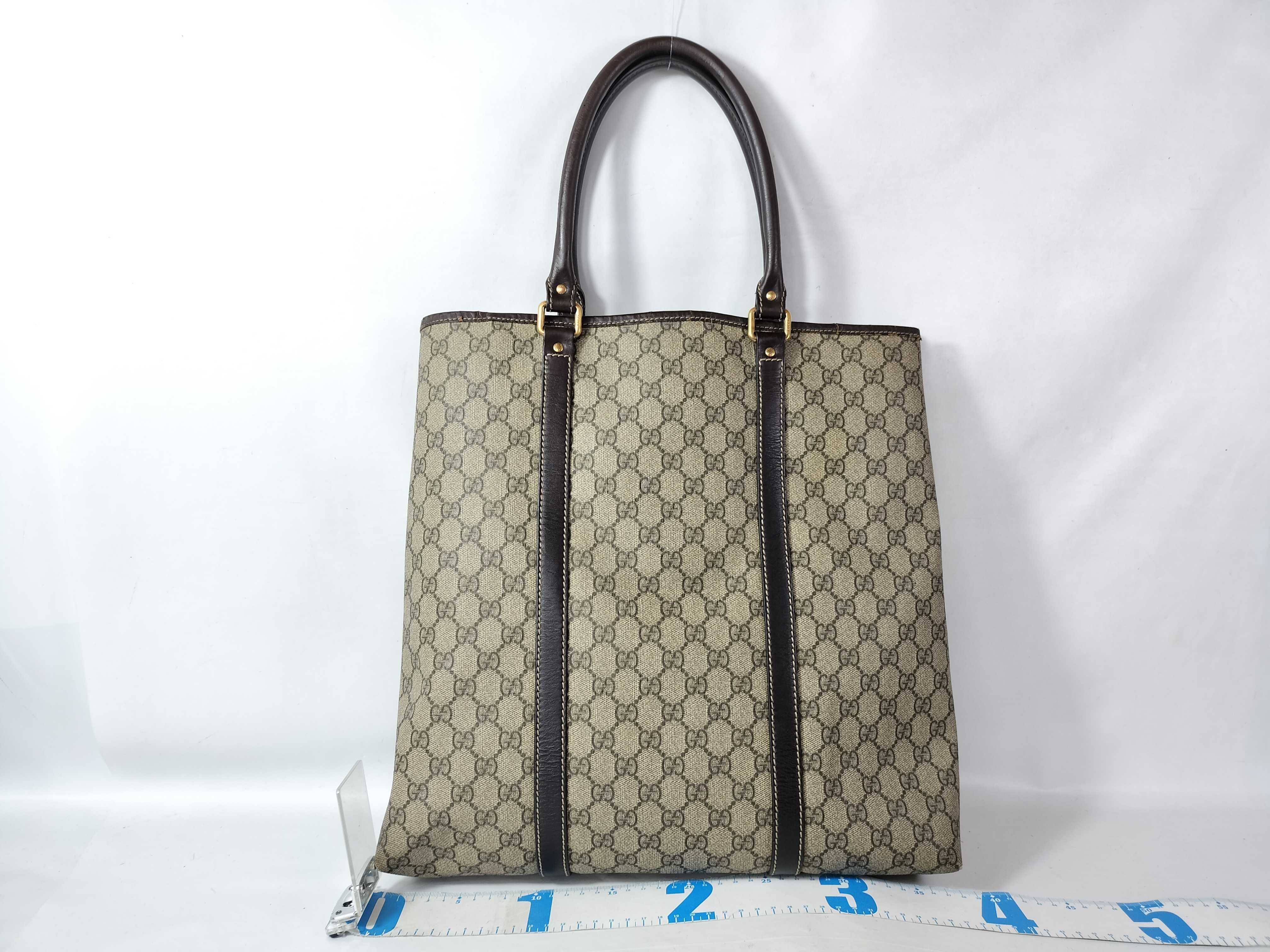 GG Supreme Tote Bag Brown Handbag — view 2
