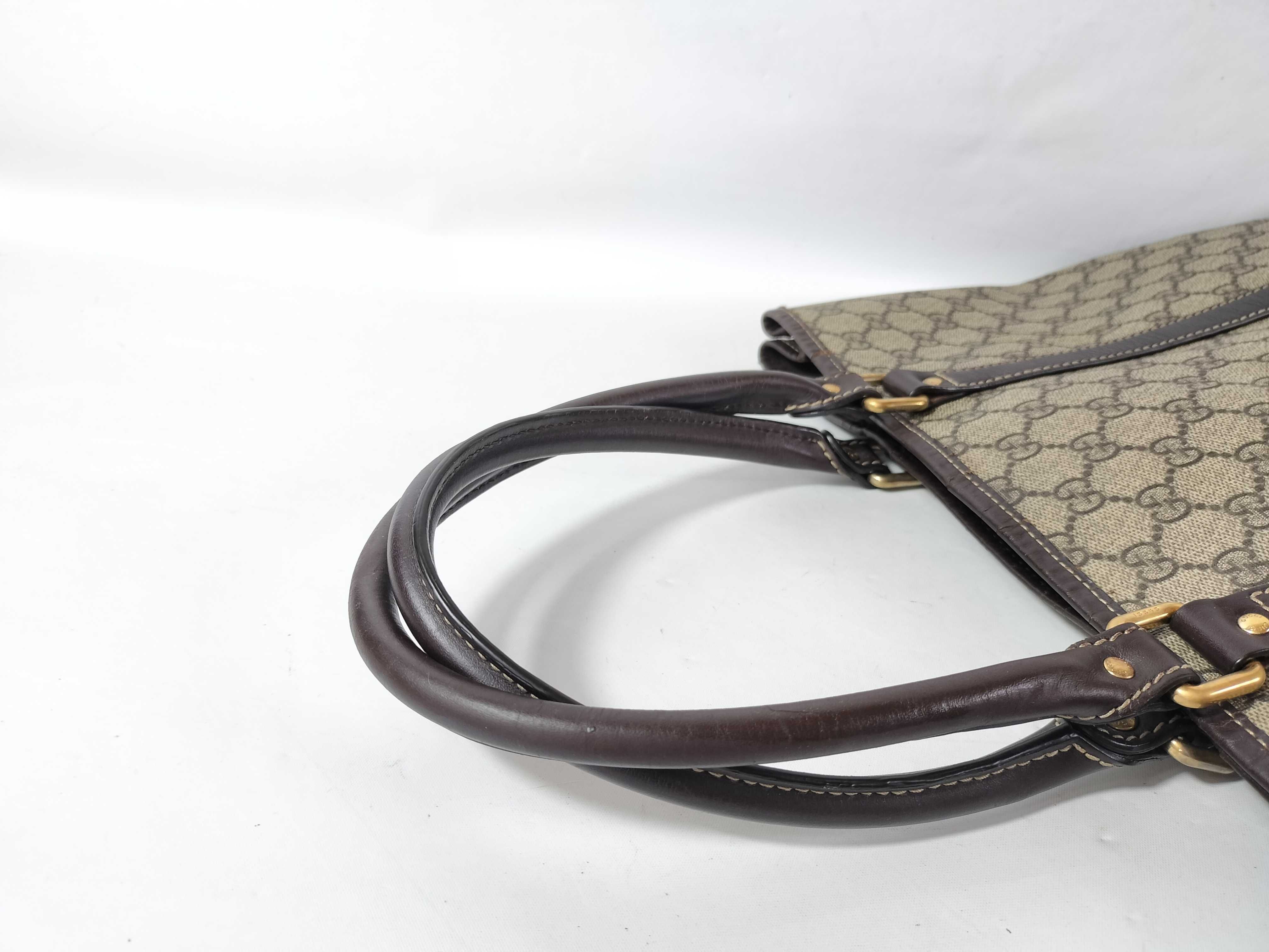 GG Supreme Tote Bag Brown Handbag — view 3