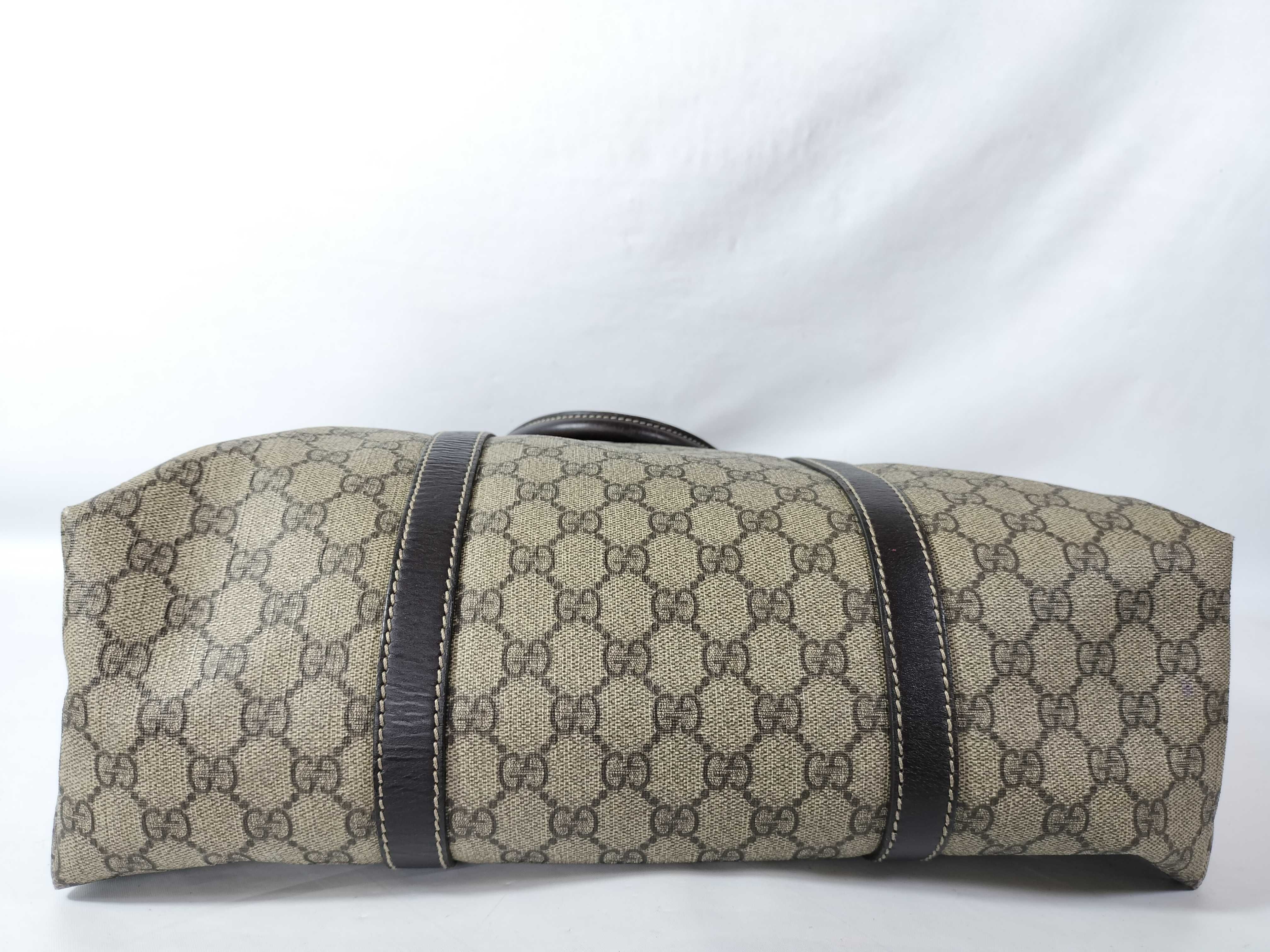 GG Supreme Tote Bag Brown Handbag — view 7
