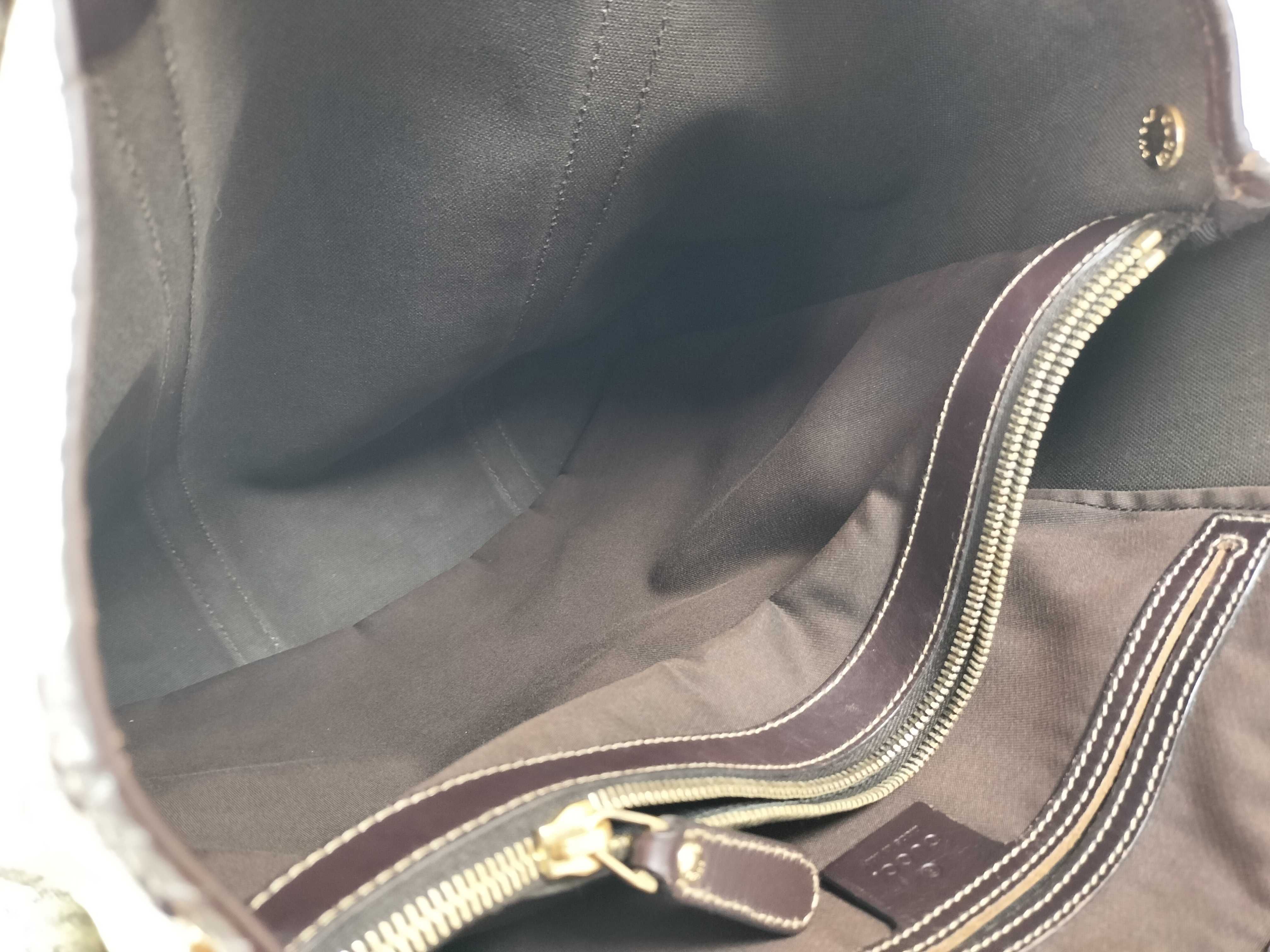 GG Supreme Tote Bag Brown Handbag — view 8