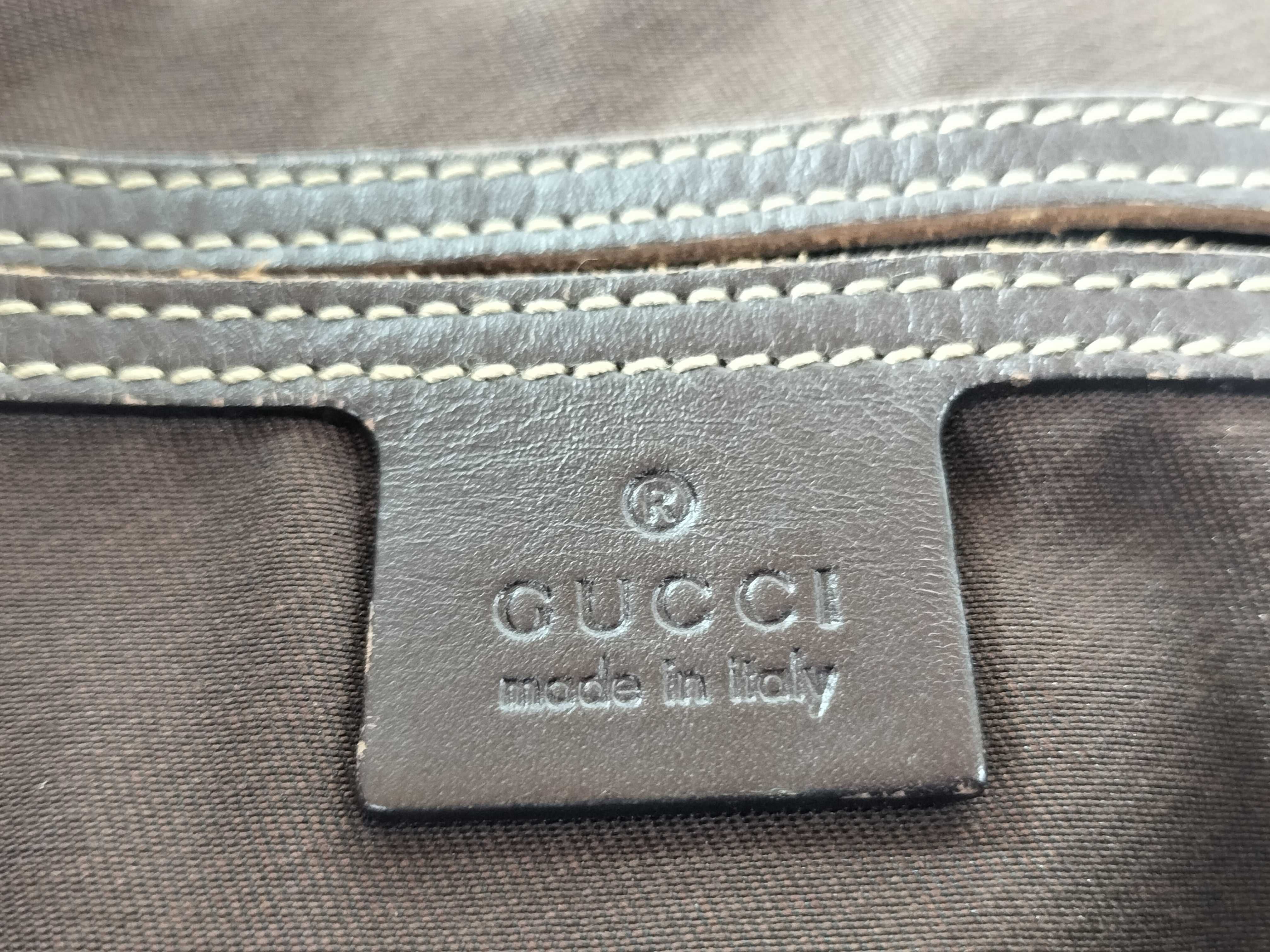 GG Supreme Tote Bag Brown Handbag — view 10