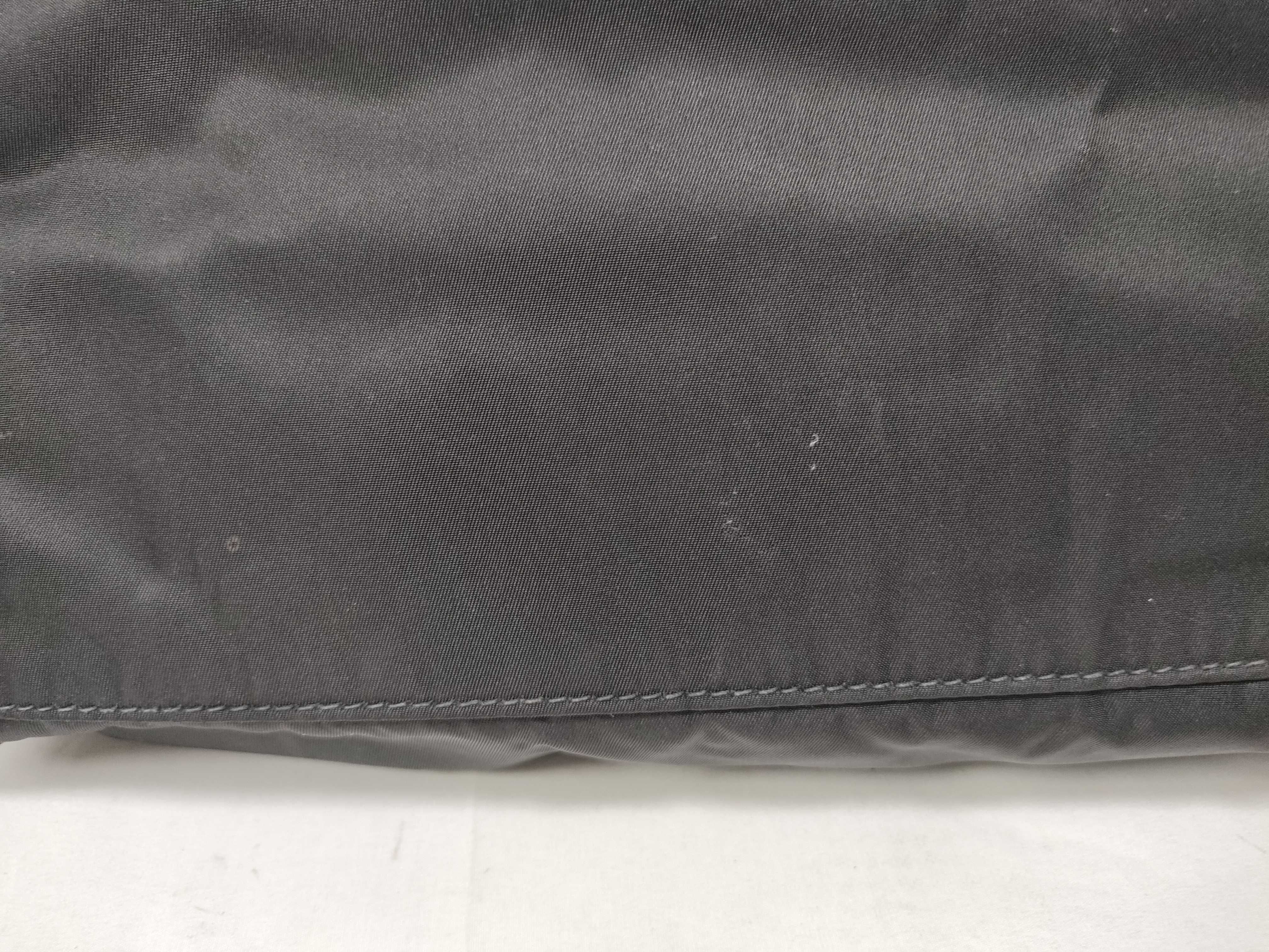 bag, nylon and leather, black handbag — view 4