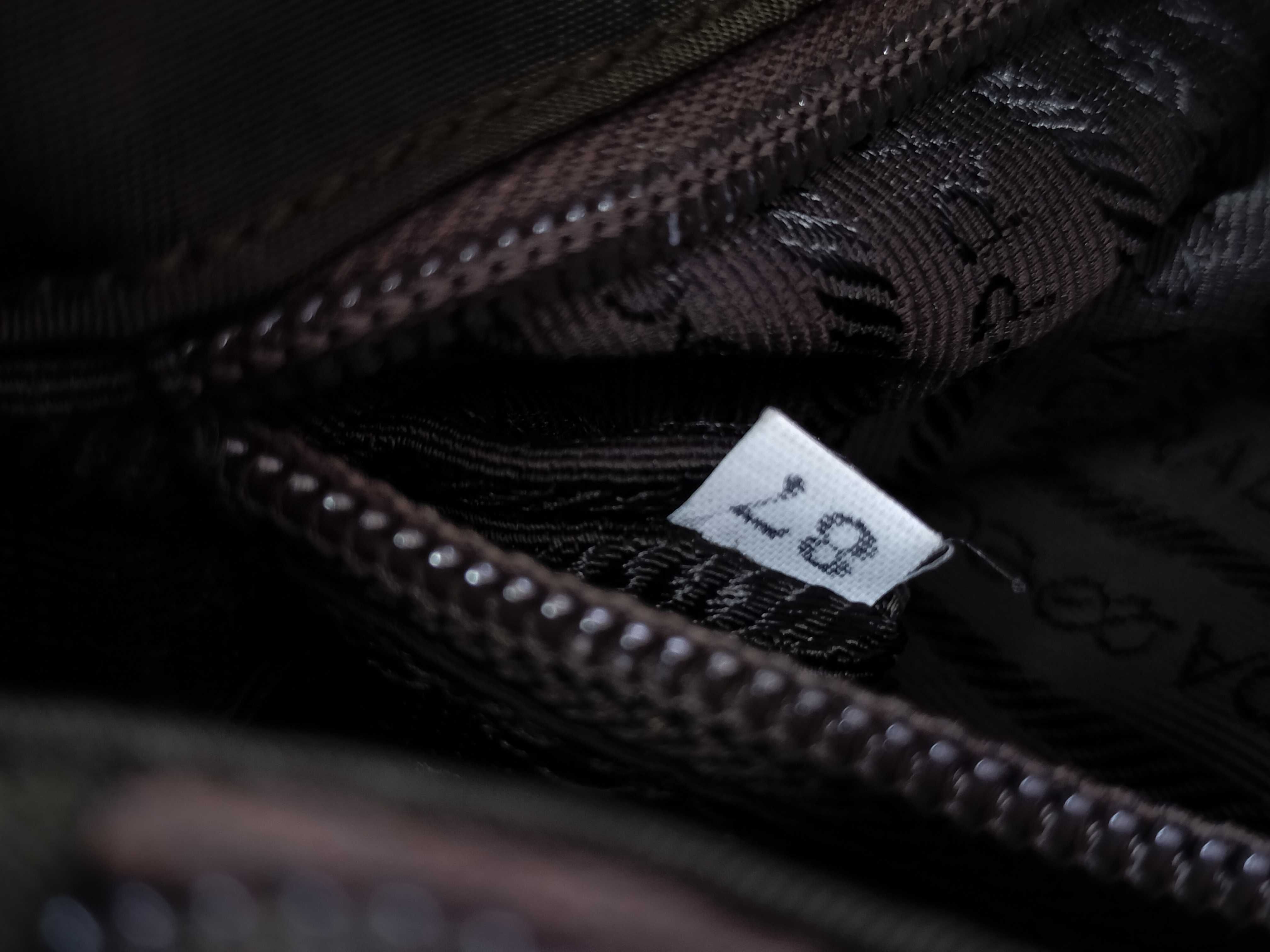 Nylon Prada Triangle Logo Tessuto Nylon Khaki Handbag — view 10