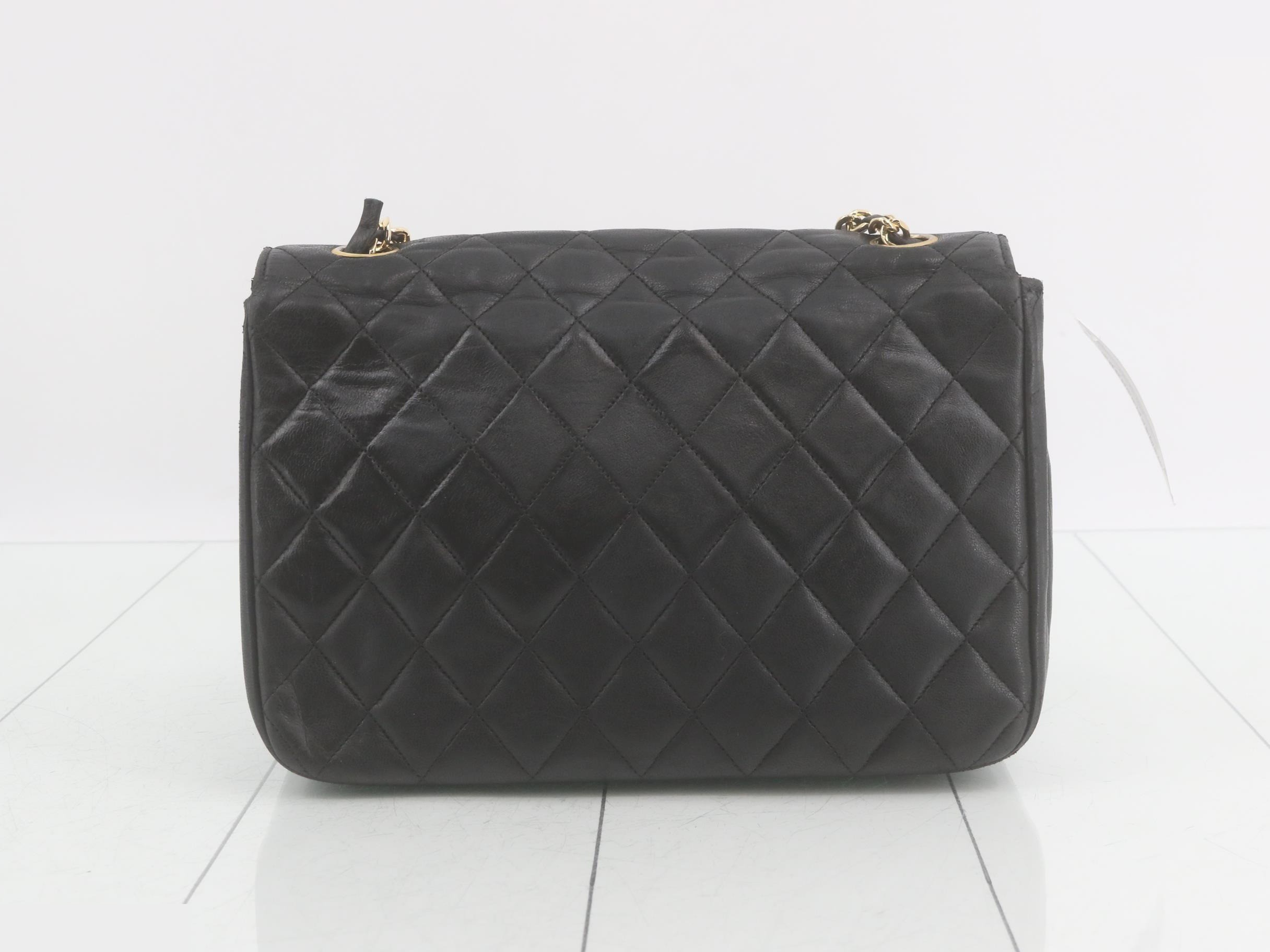 Matelassé Lambskin Chain Shoulder Bag — view 2
