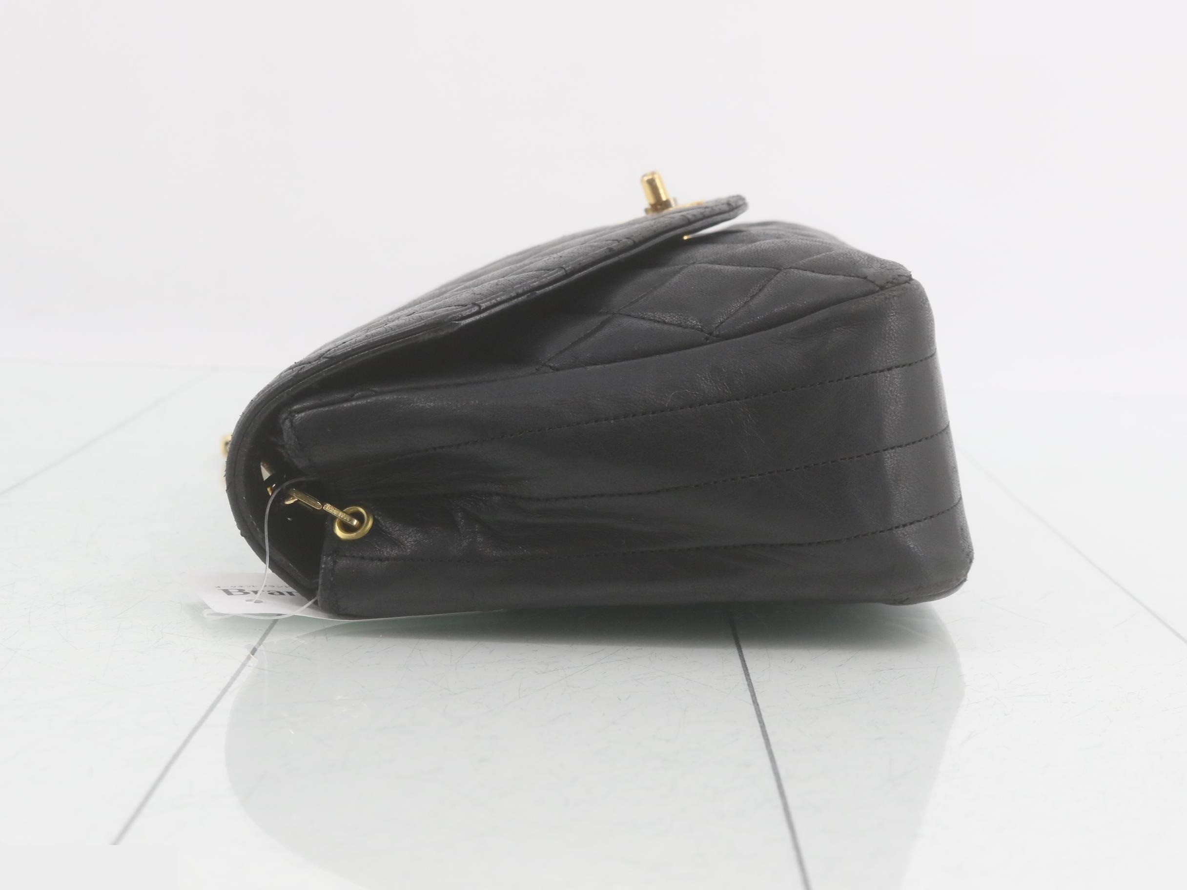 Matelassé Lambskin Chain Shoulder Bag — view 4