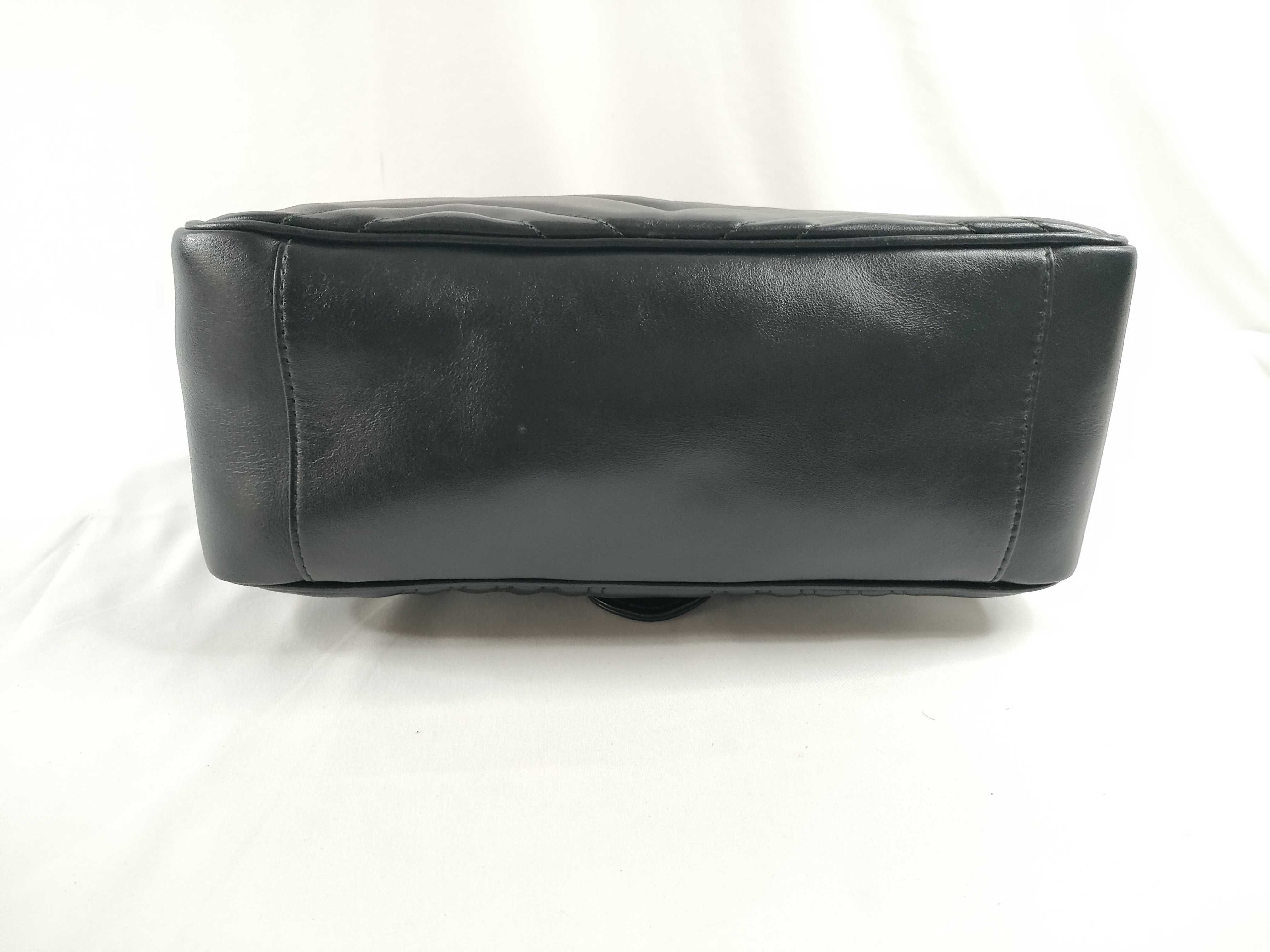 Marmont Black calfskin medium shoulder bag with handle — view 4