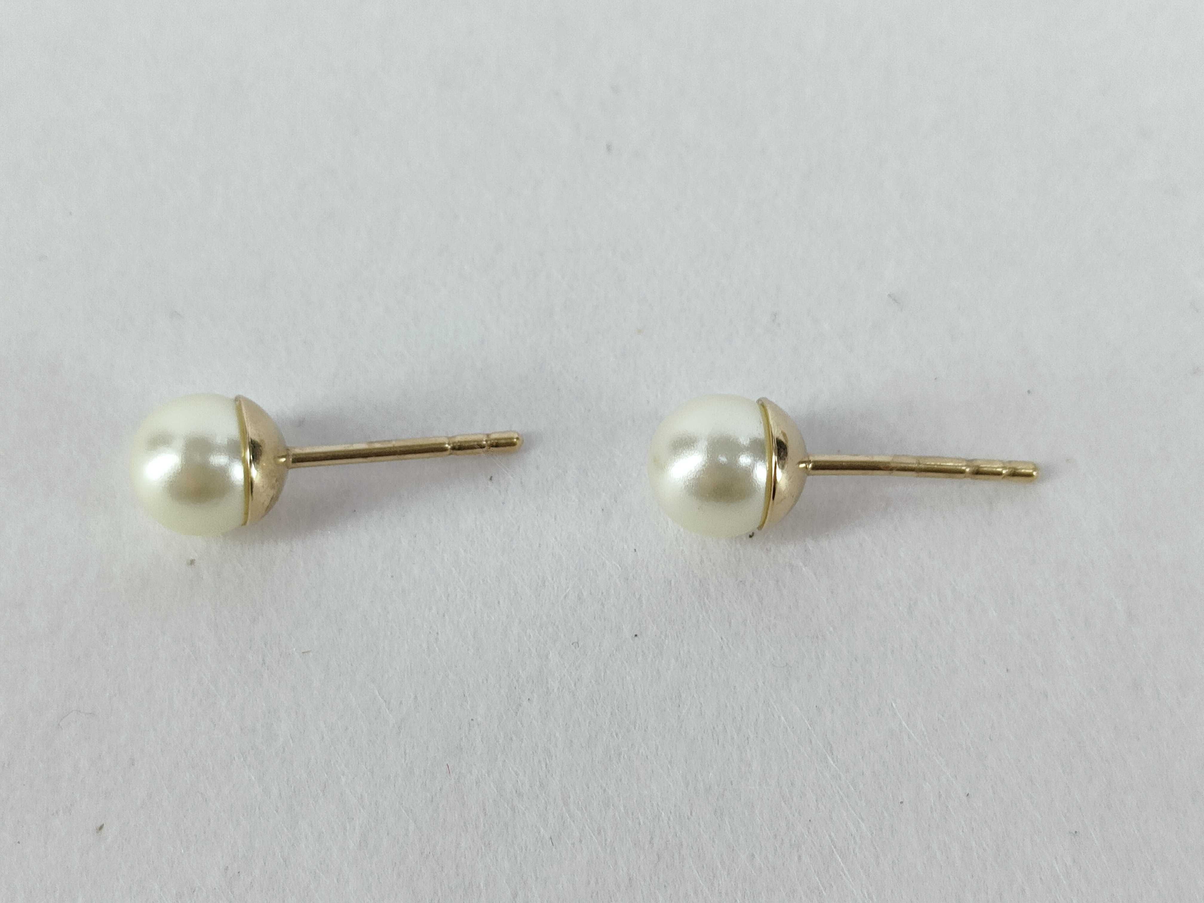 Tribal Pearl Earrings — view 2
