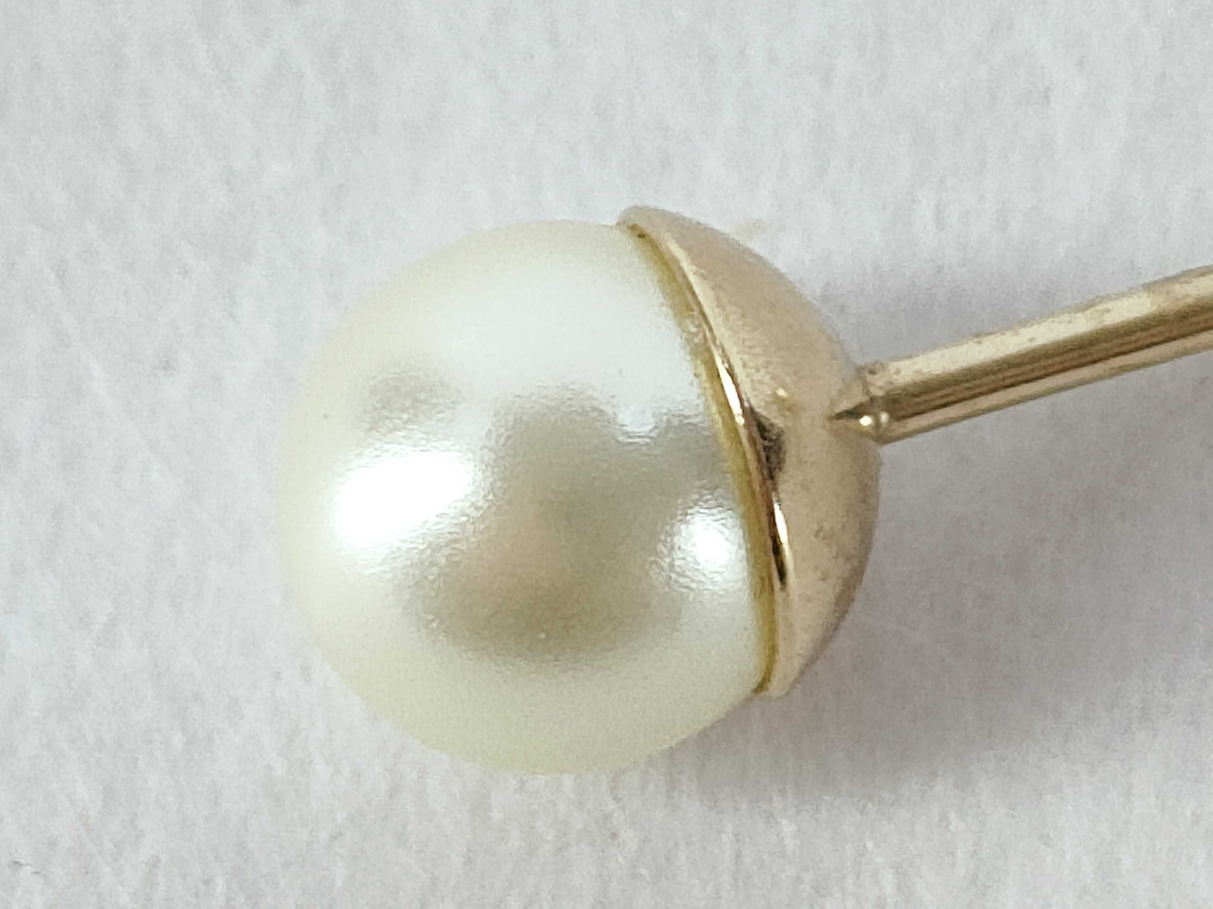 Tribal Pearl Earrings — view 5