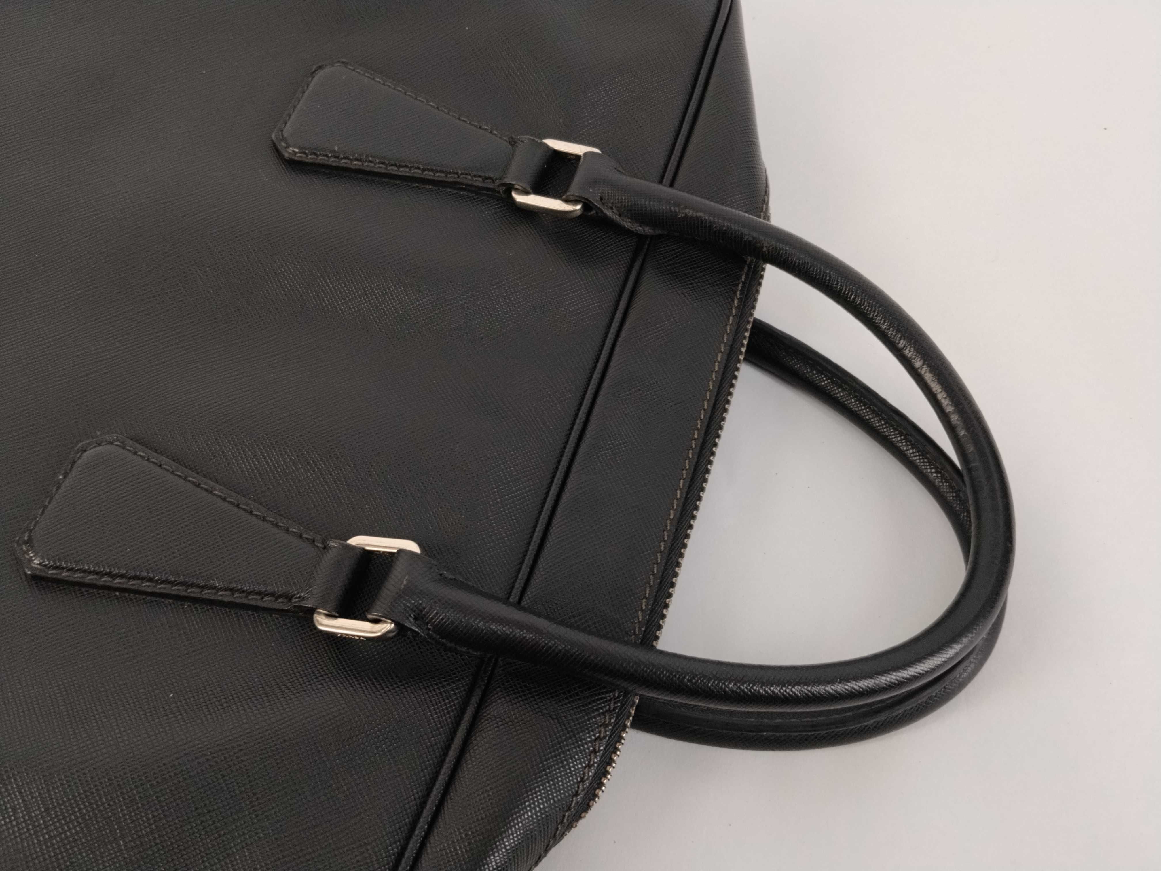 leather business handbag business bag — view 3