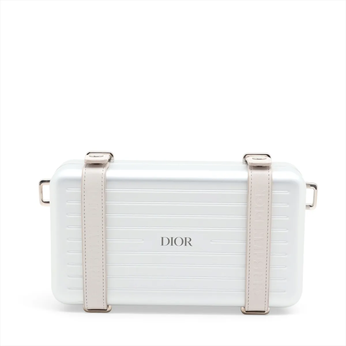 x Rimowa Personal Aluminum Shoulder Bag, Silver — view 2