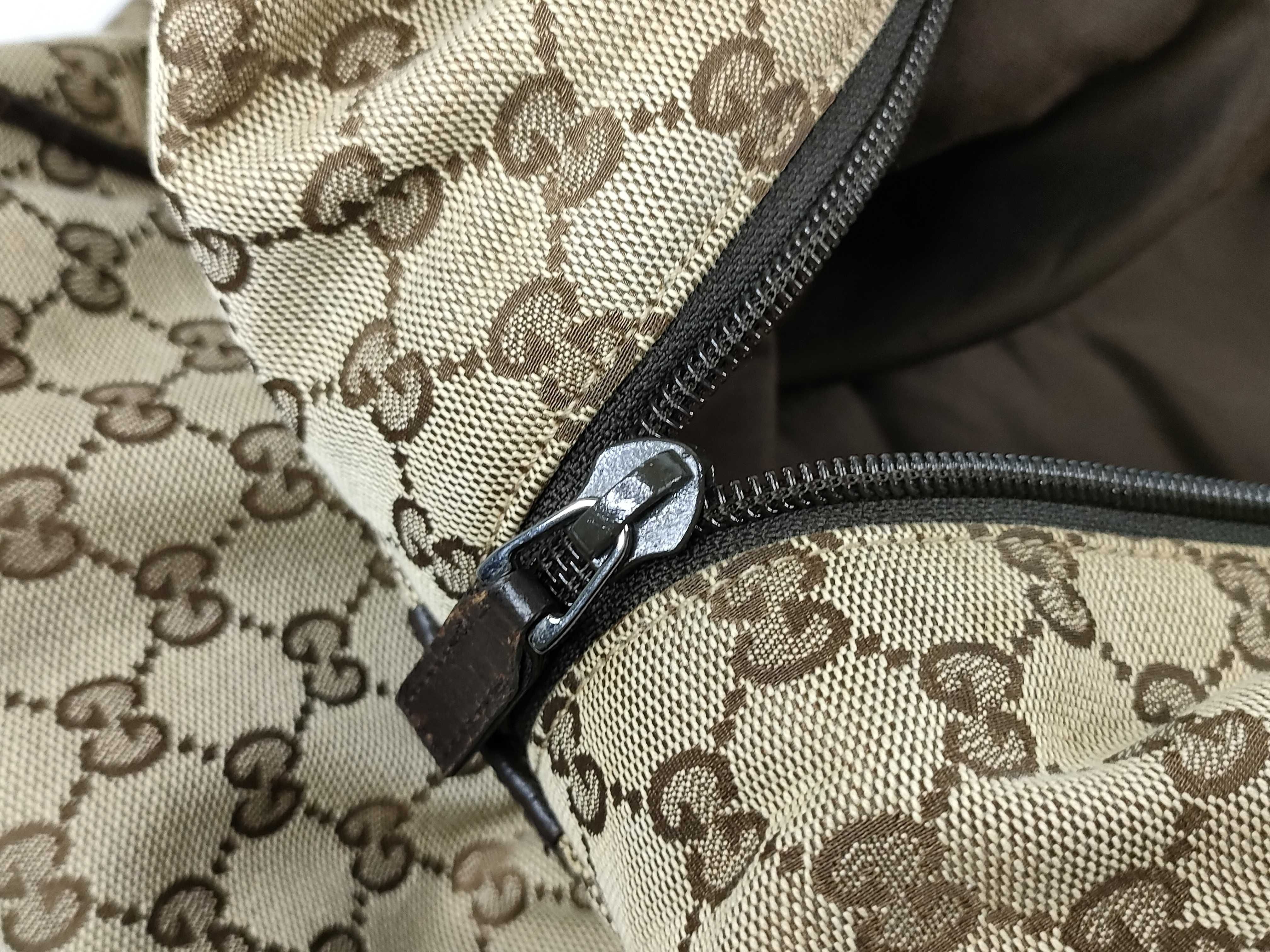 GG Canvas Boston Bag, Sherry Line, GG Canvas, 153240 491403, Brown Boston Bag — view 13