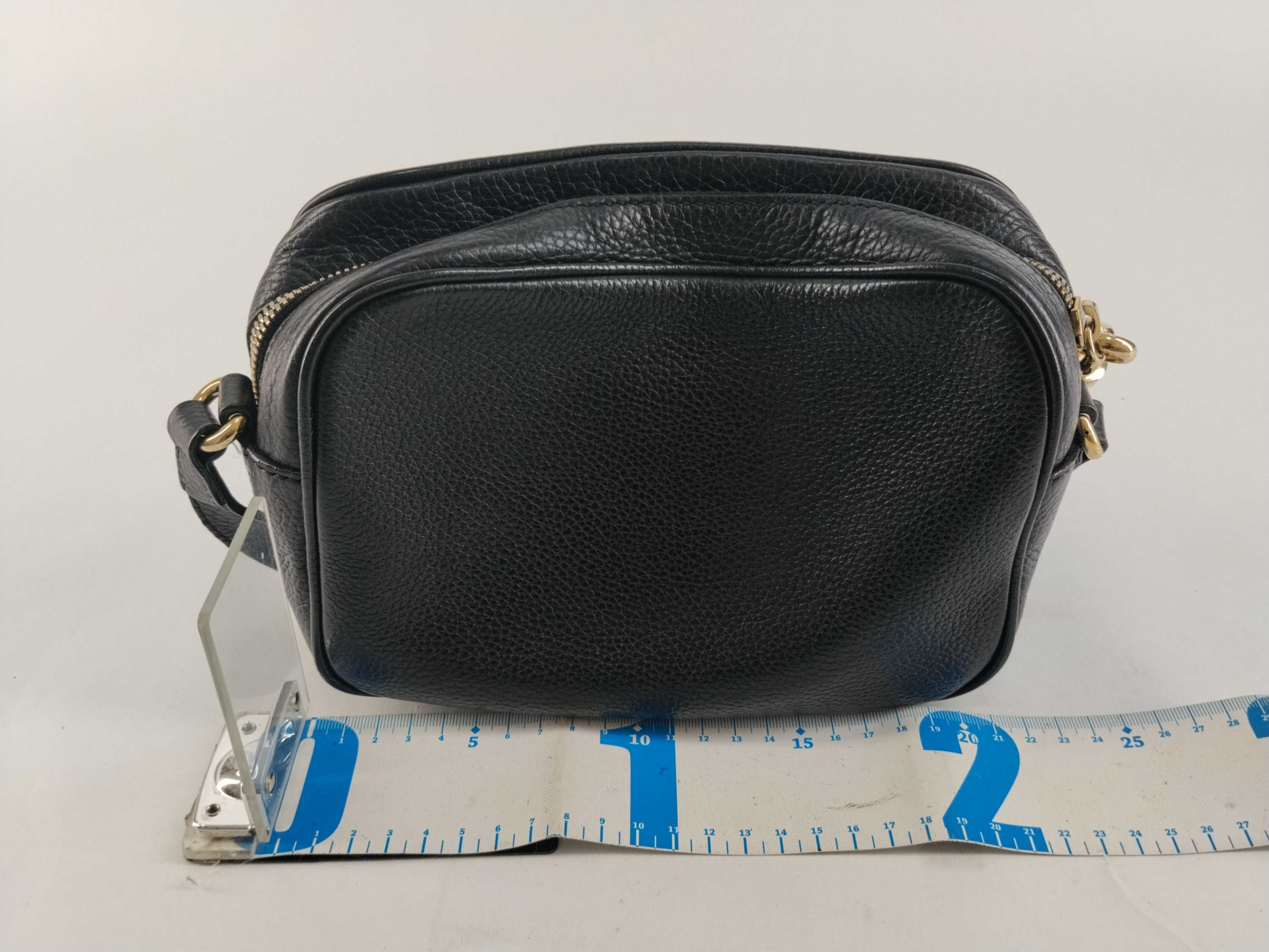 Soho Leather Shoulder Bag, Black, 308364 (Shoulder Bag) — view 2
