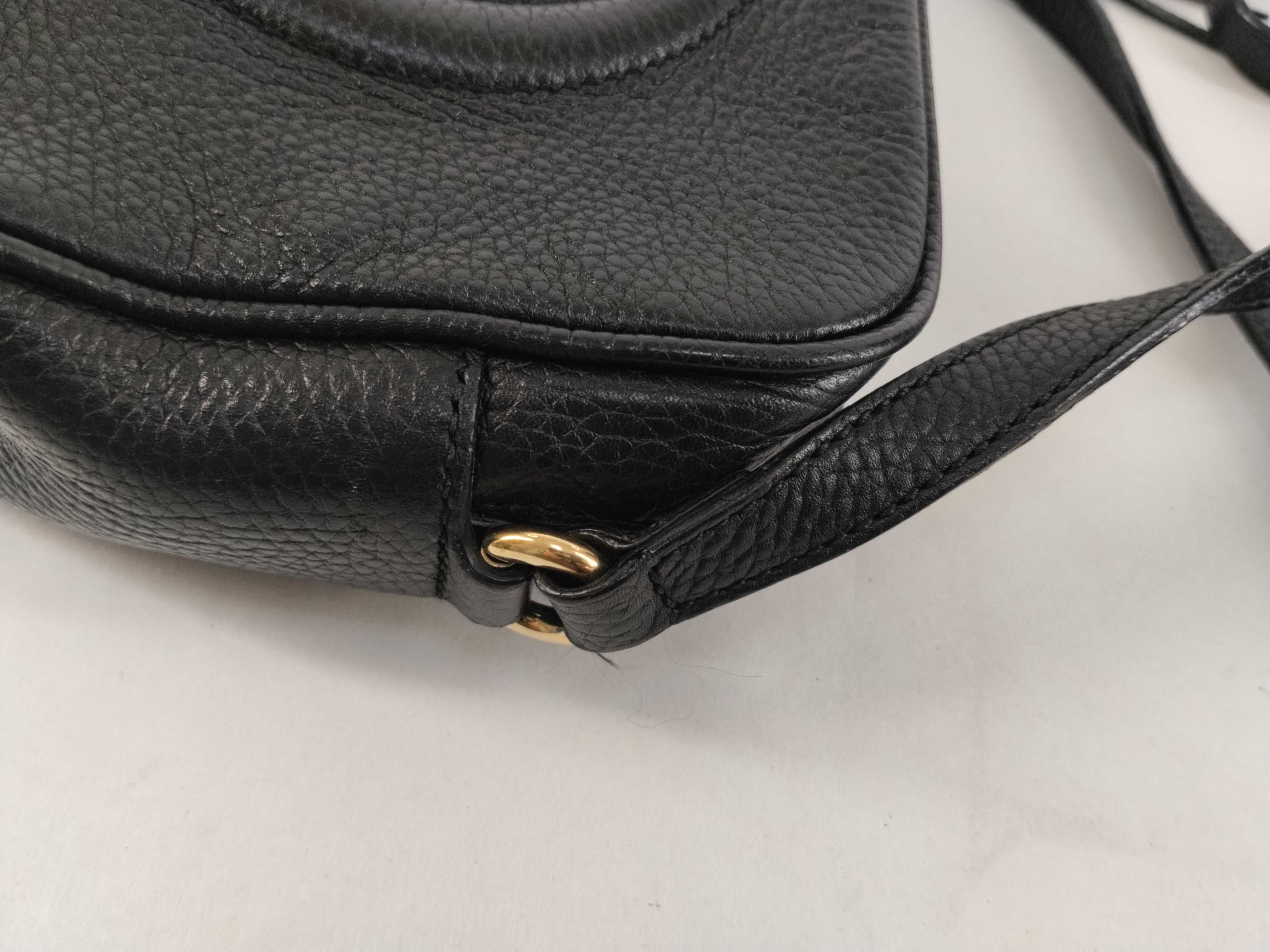 Soho Leather Shoulder Bag, Black, 308364 (Shoulder Bag) — view 5