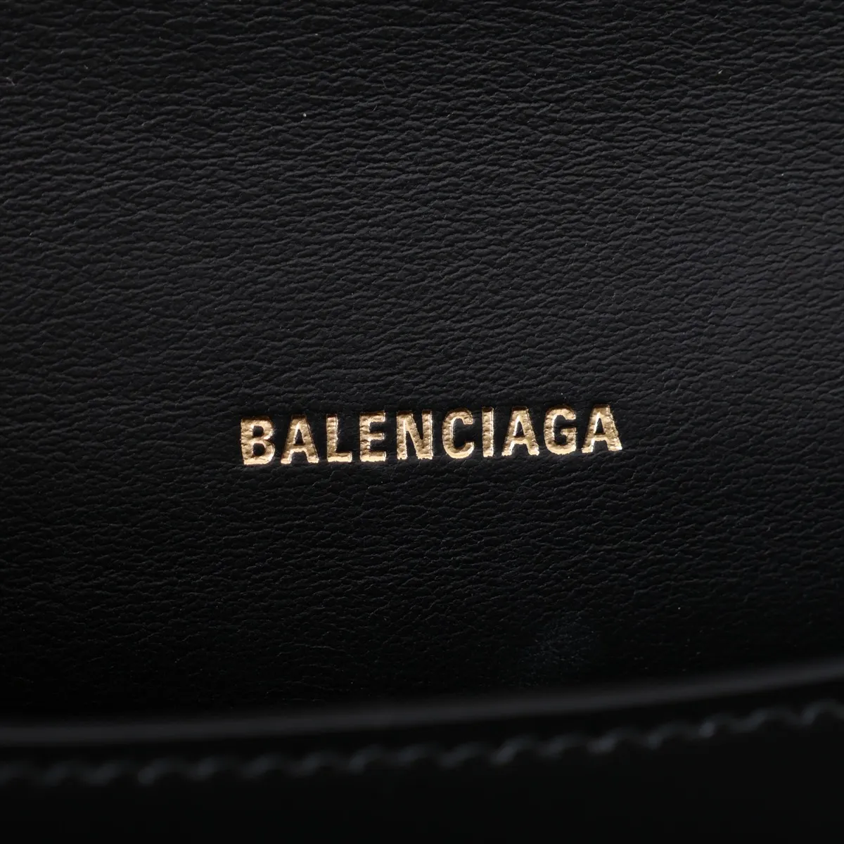 Hourglass Leather Body Bag, Black 610460 — view 7