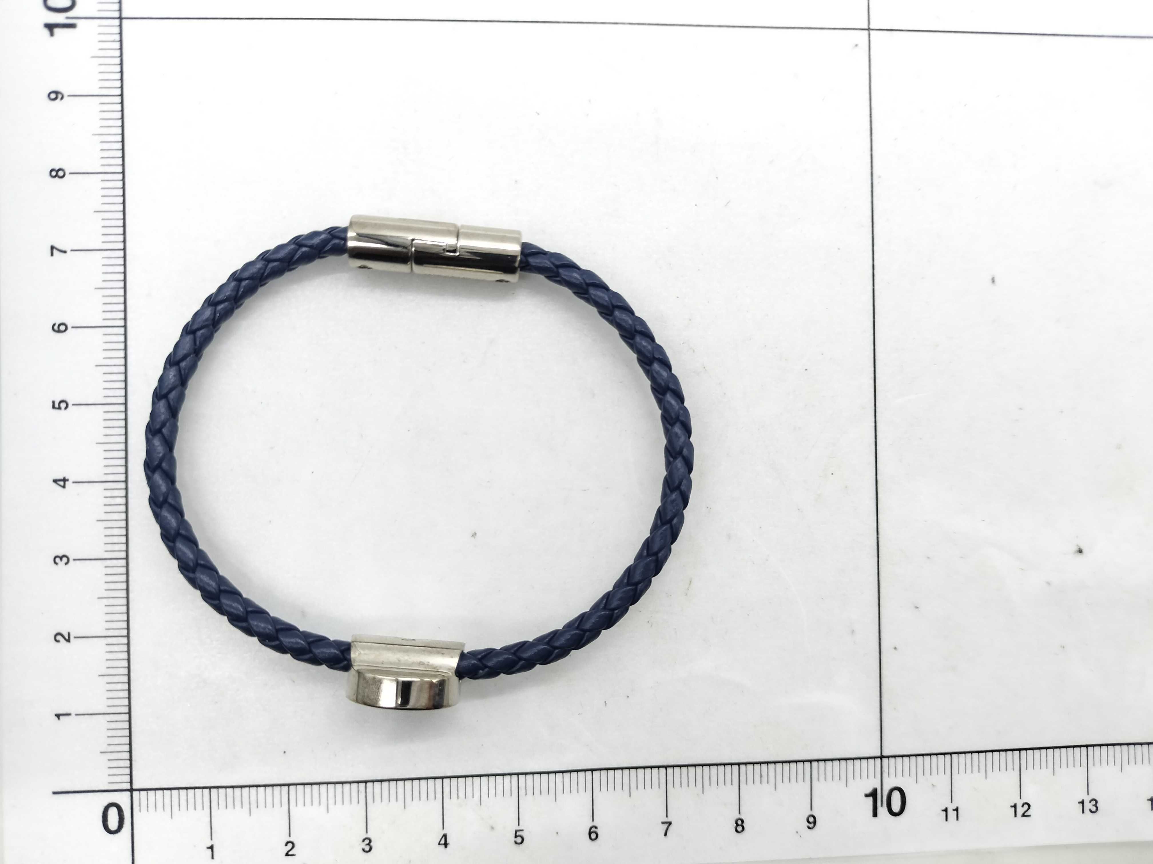 Bulgari Bulgari/Man Leather Single Strand Bracelet/Bangle — view 7