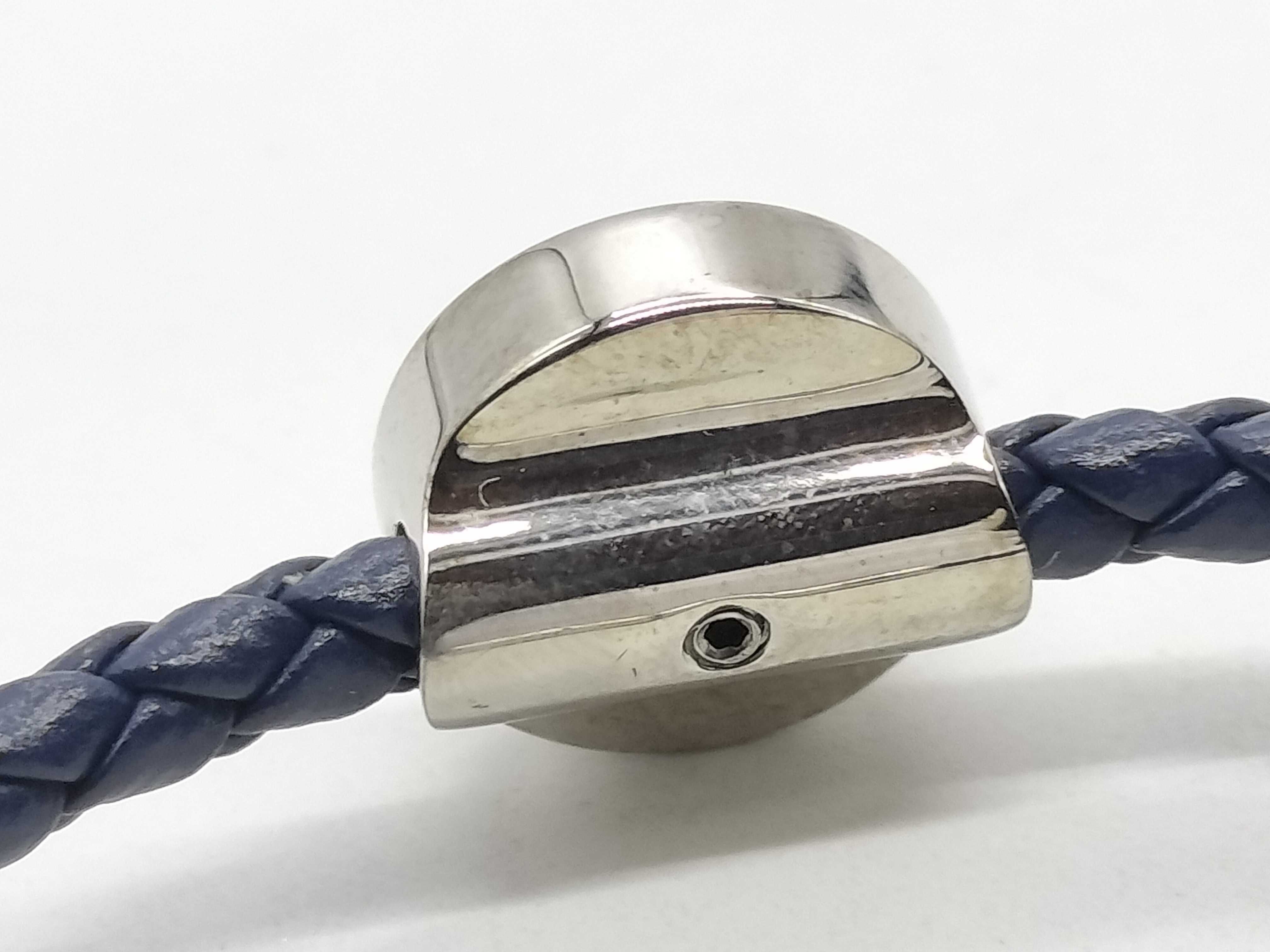 Bulgari Bulgari/Man Leather Single Strand Bracelet/Bangle — view 8
