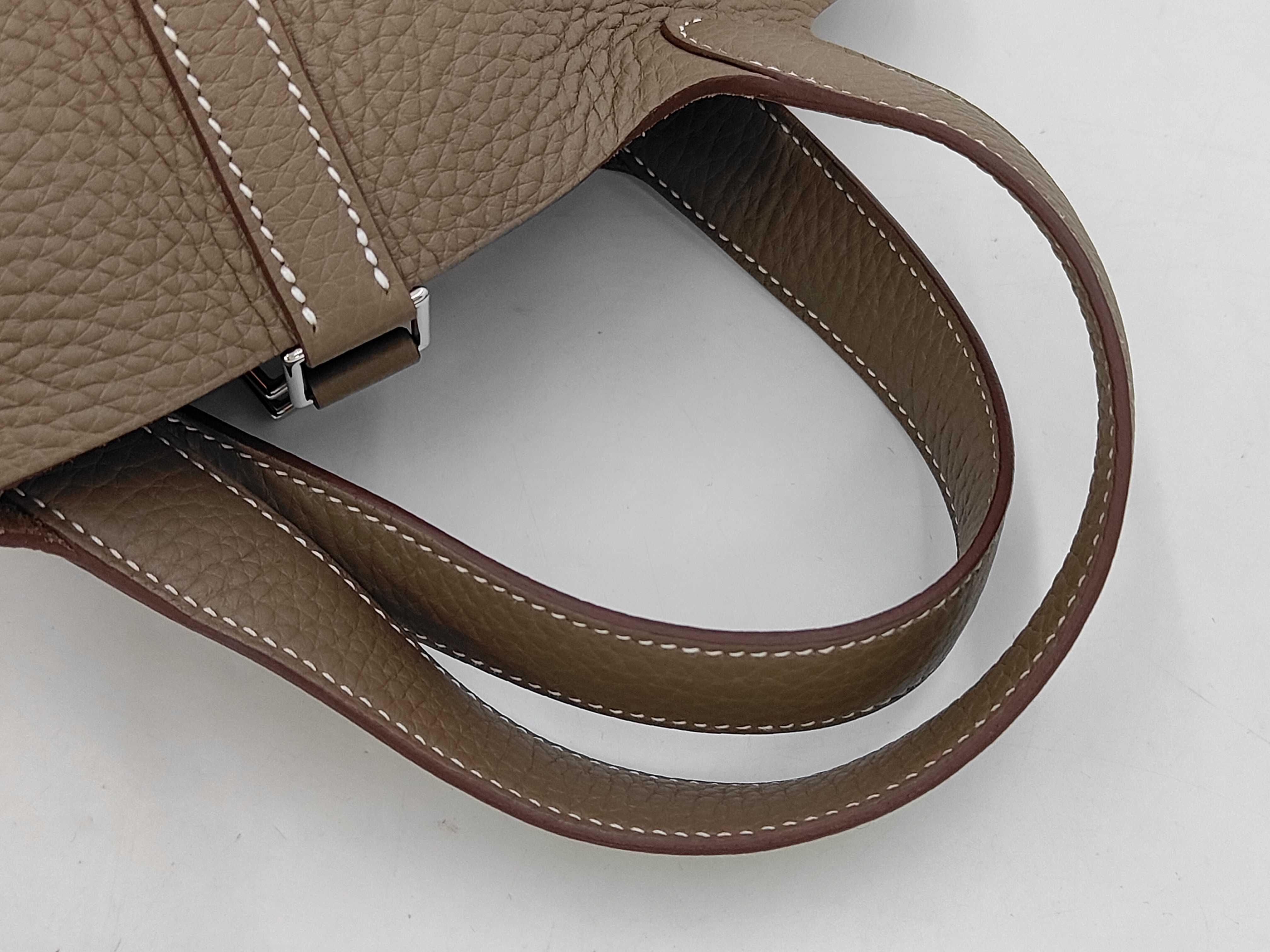Picotin PM K stamp Etoupe handbag — view 5