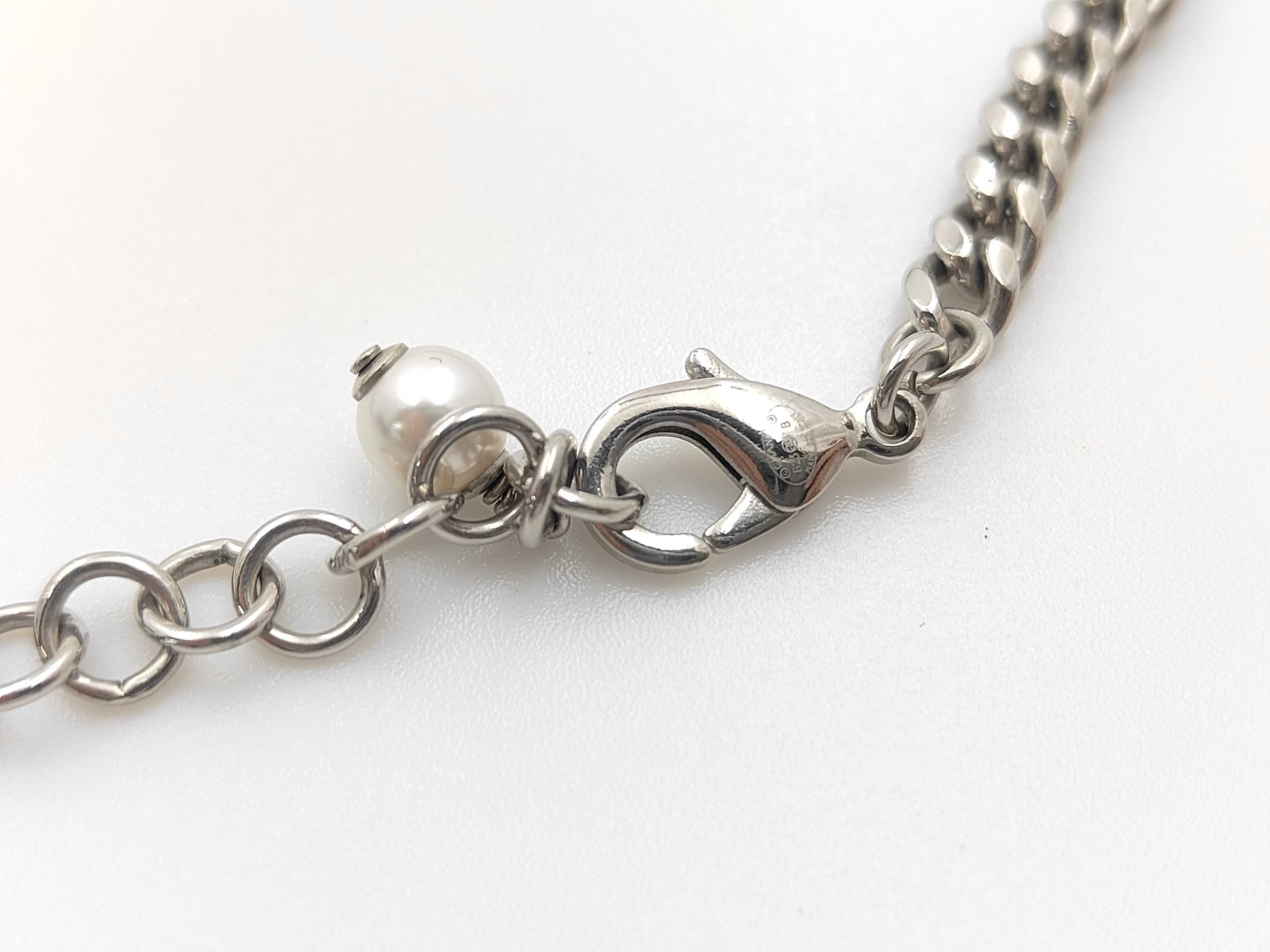 Coco Mark Rhinestone Heart Choker 38cm 38.5g Necklace — view 5
