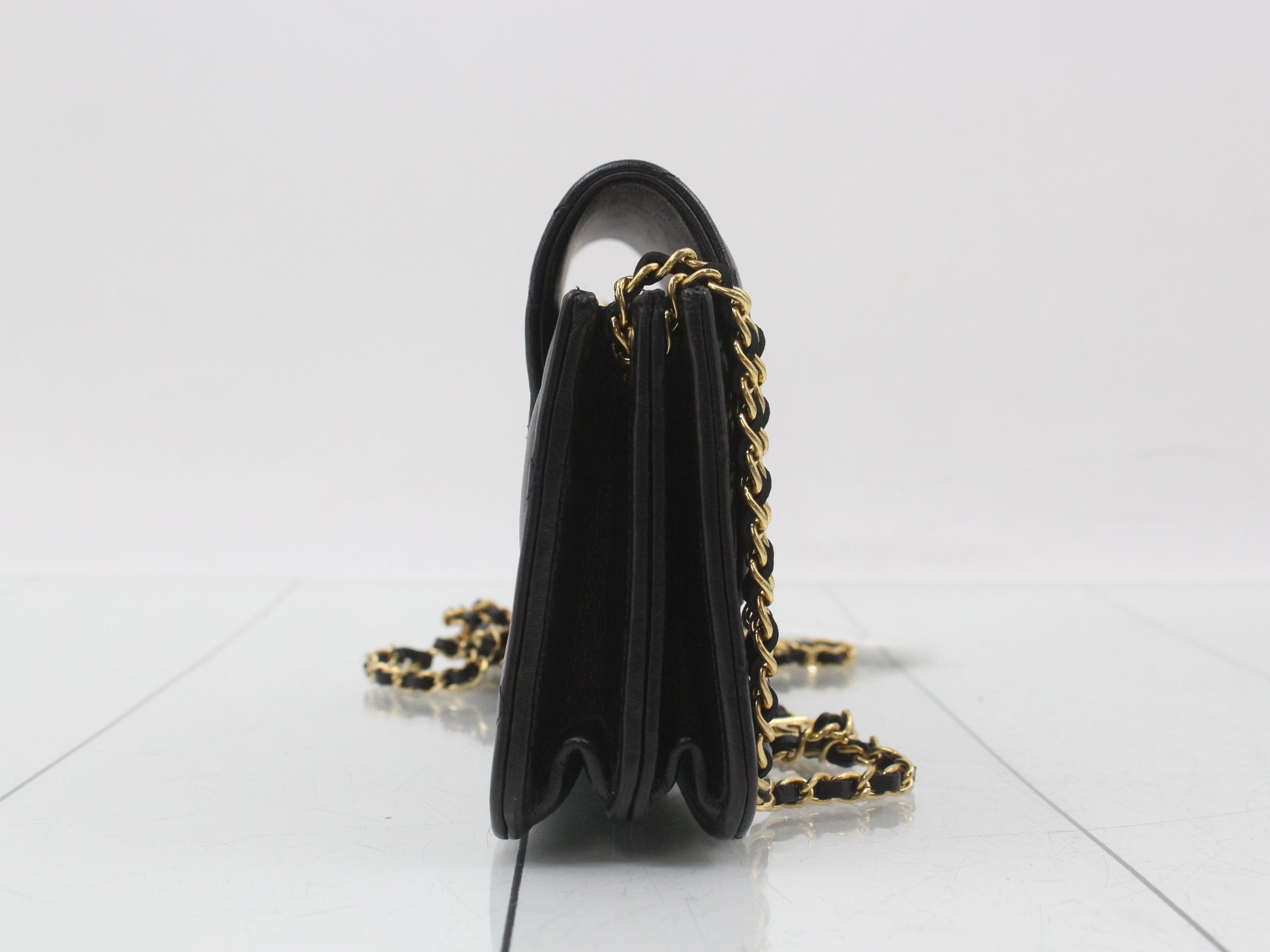 Lambskin Coco Mark Chain Shoulder Bag — view 4