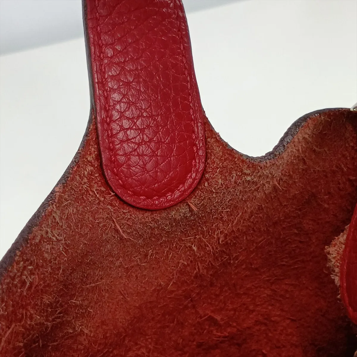 Picotin Lock 18 PM, Taurillon Clemence leather, Rouge Casaque, Silver hardware, A: 2017 — view 14