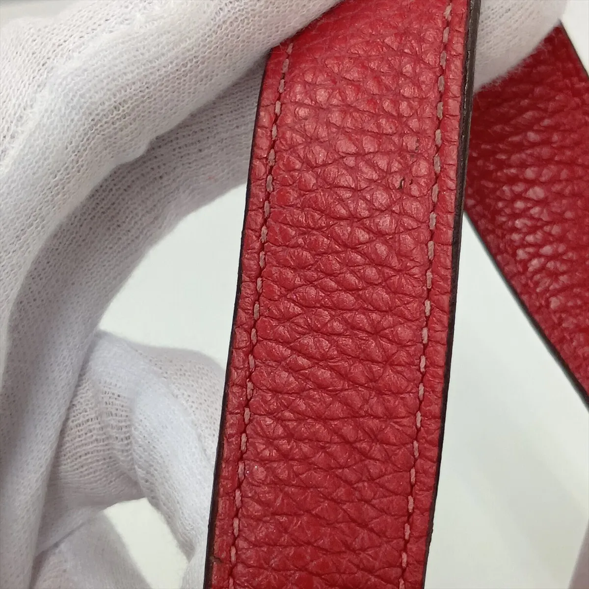 Picotin Lock 18 PM, Taurillon Clemence leather, Rouge Casaque, Silver hardware, A: 2017 — view 10