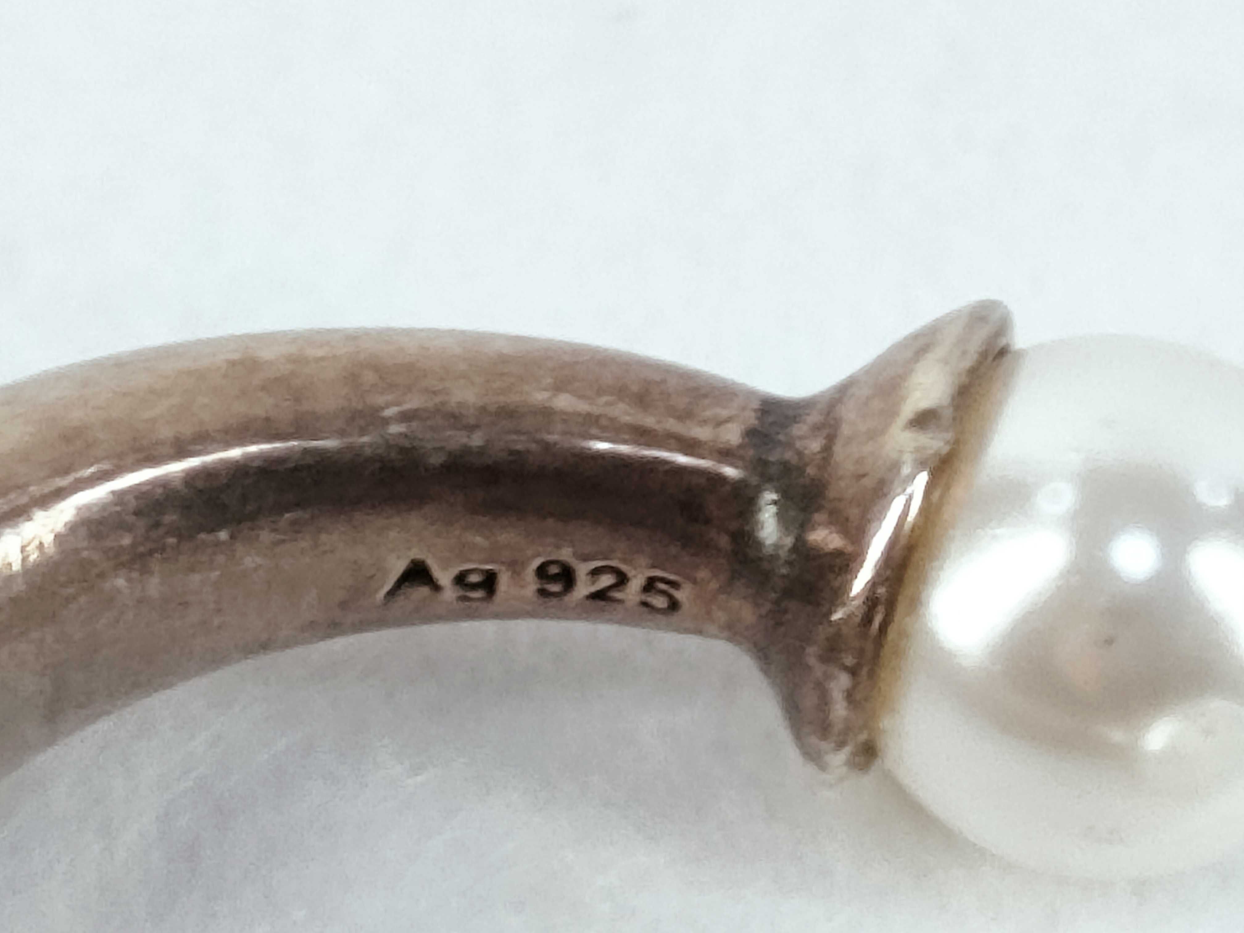 Tribal Pearl Ring, Size S — view 6