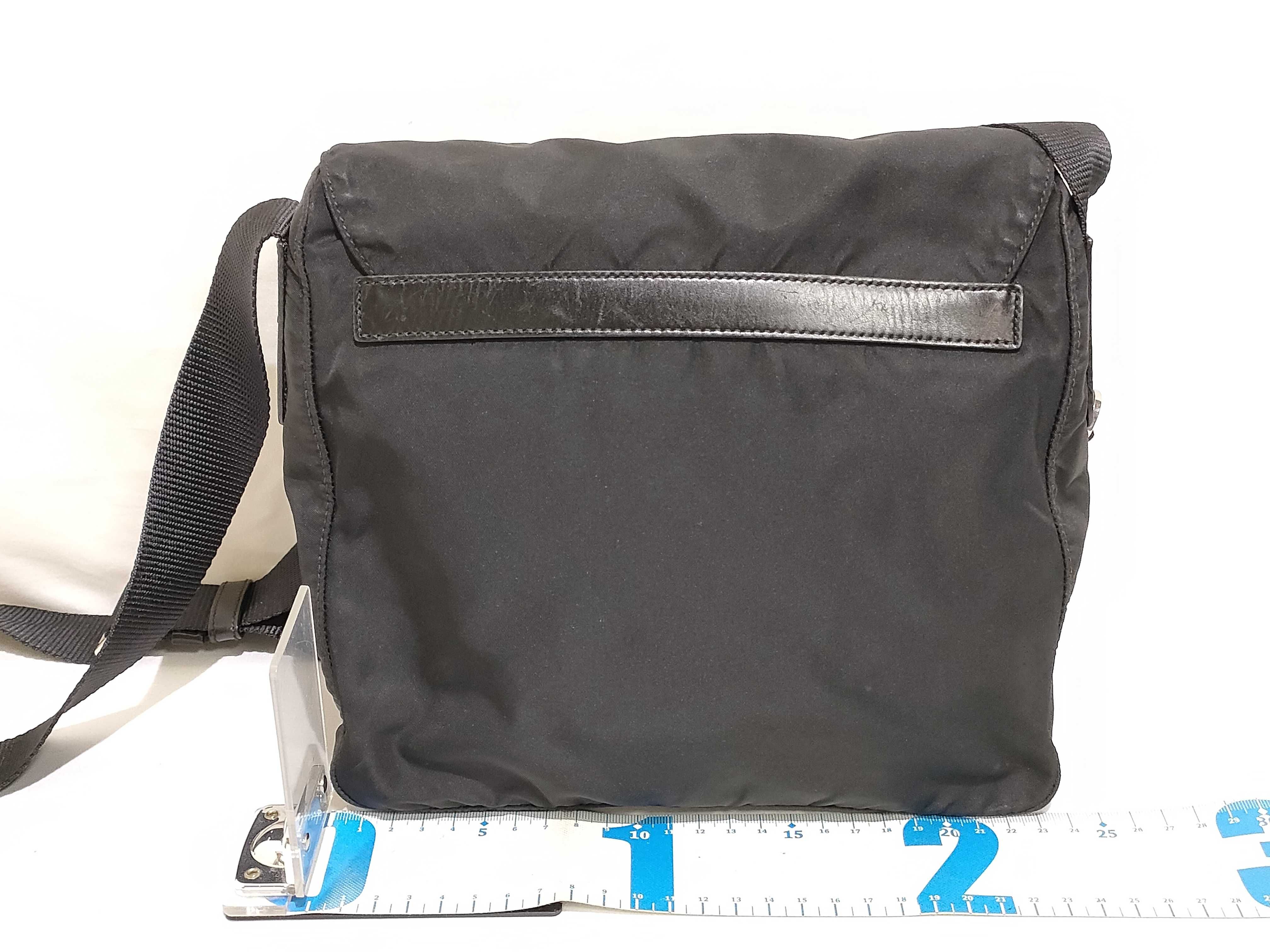 Shoulder Bag Nylon Black — view 2