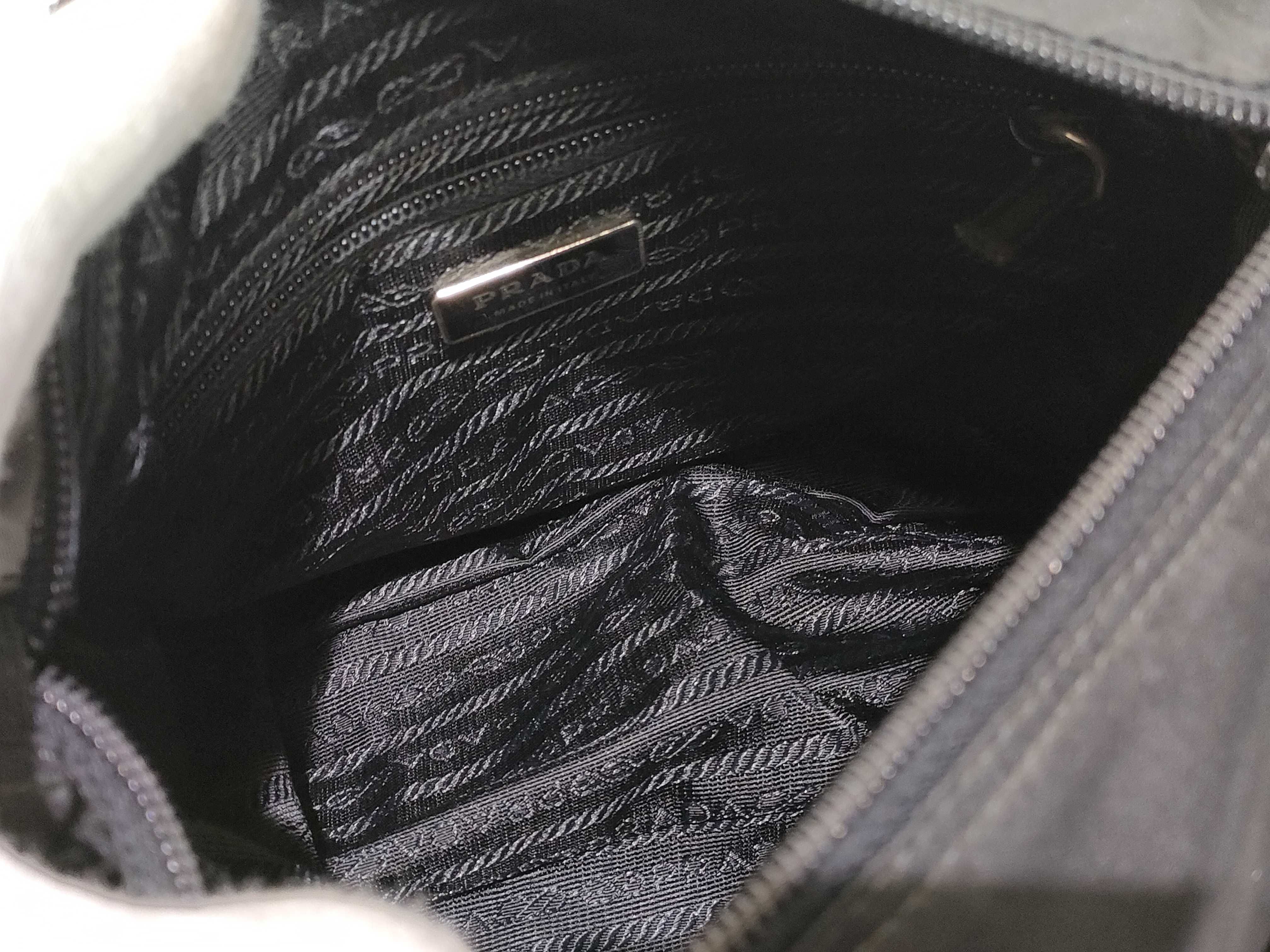 Shoulder Bag Nylon Black — view 9