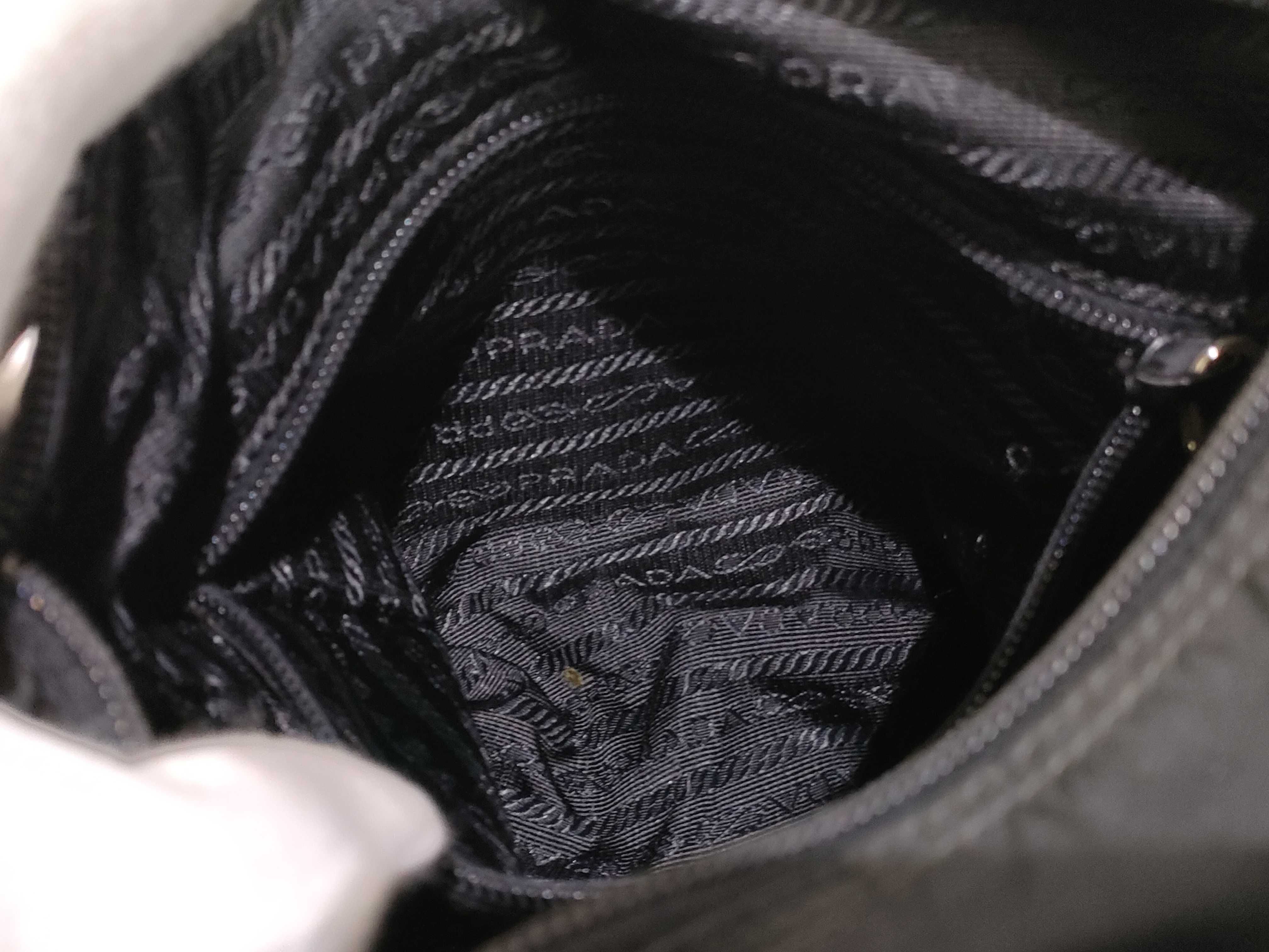 Shoulder Bag Nylon Black — view 10