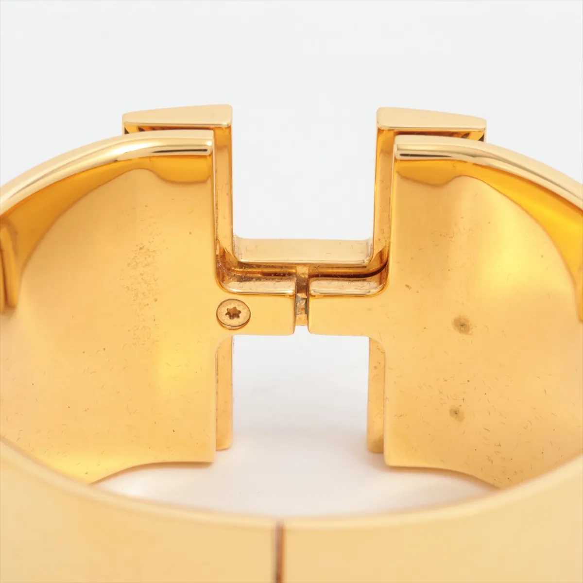 Clic Clac H Bangle TGM Bangle GP Gold x Black. Shows — view 4