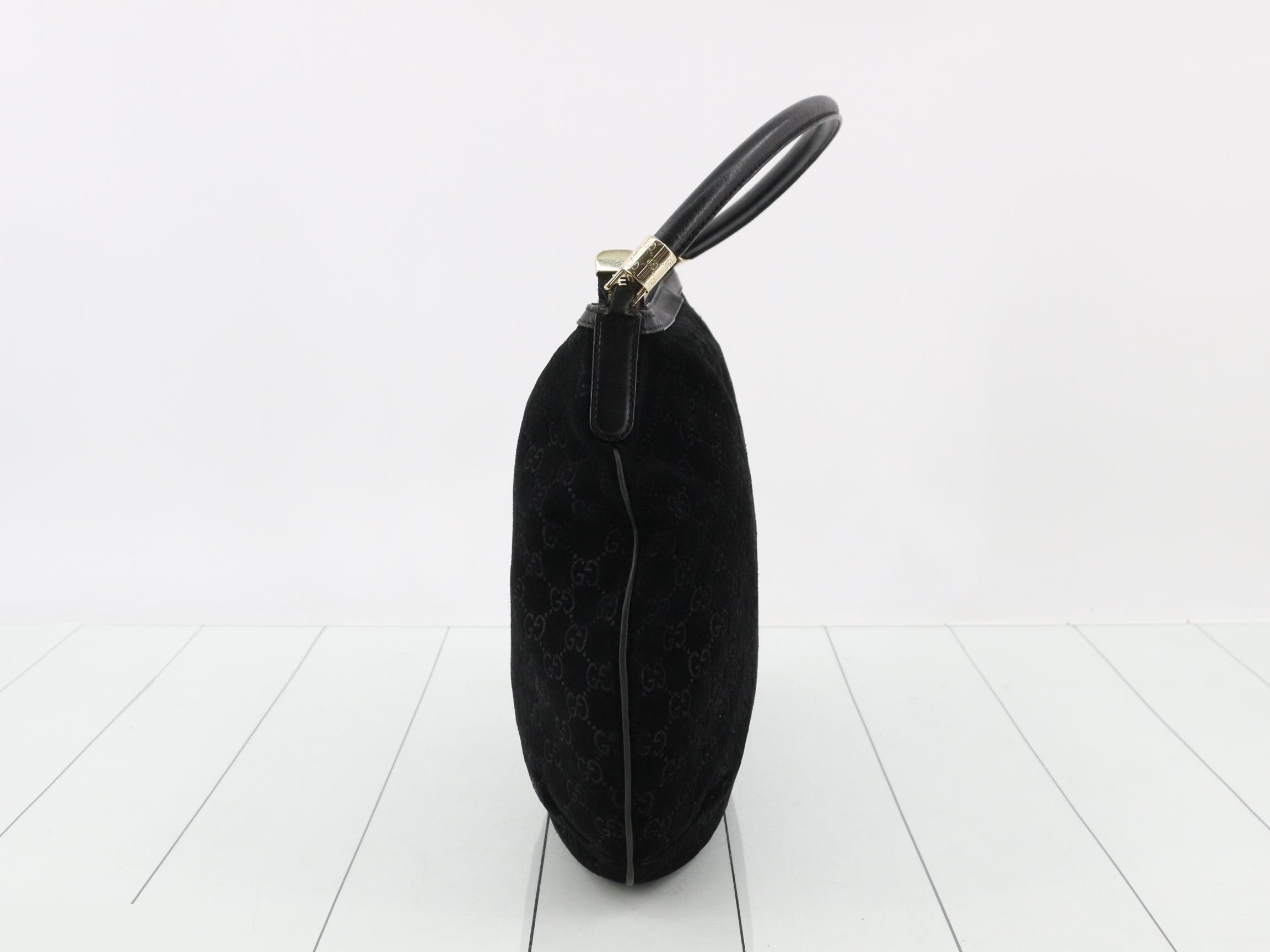 GG Suede Shoulder Bag — view 3