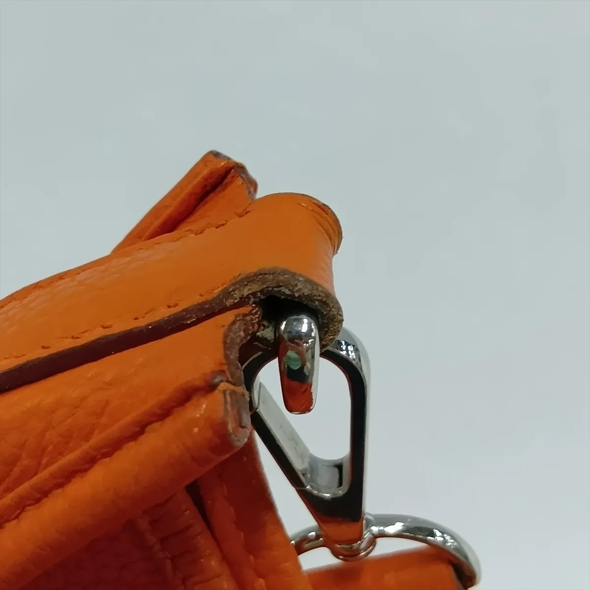 Evelyne 3 33 GM Taurillon Clemence Orange Silver Hardware P:2012 — view 11