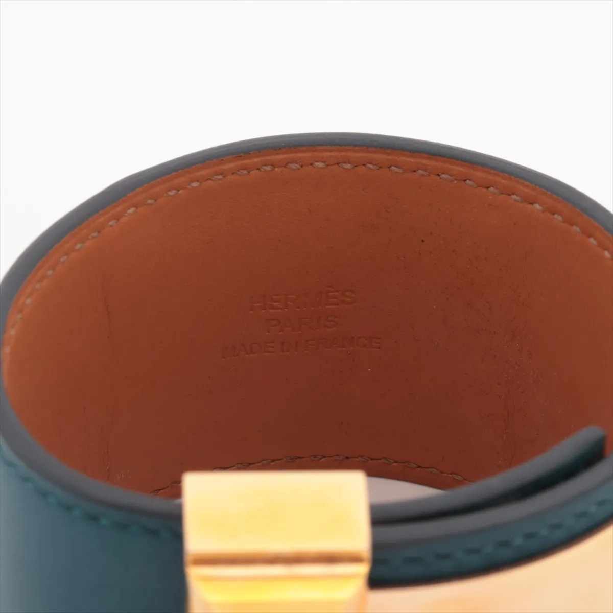 Collier de Chien T: 2015 Bracelet, GP x Leather, Blue, — view 4