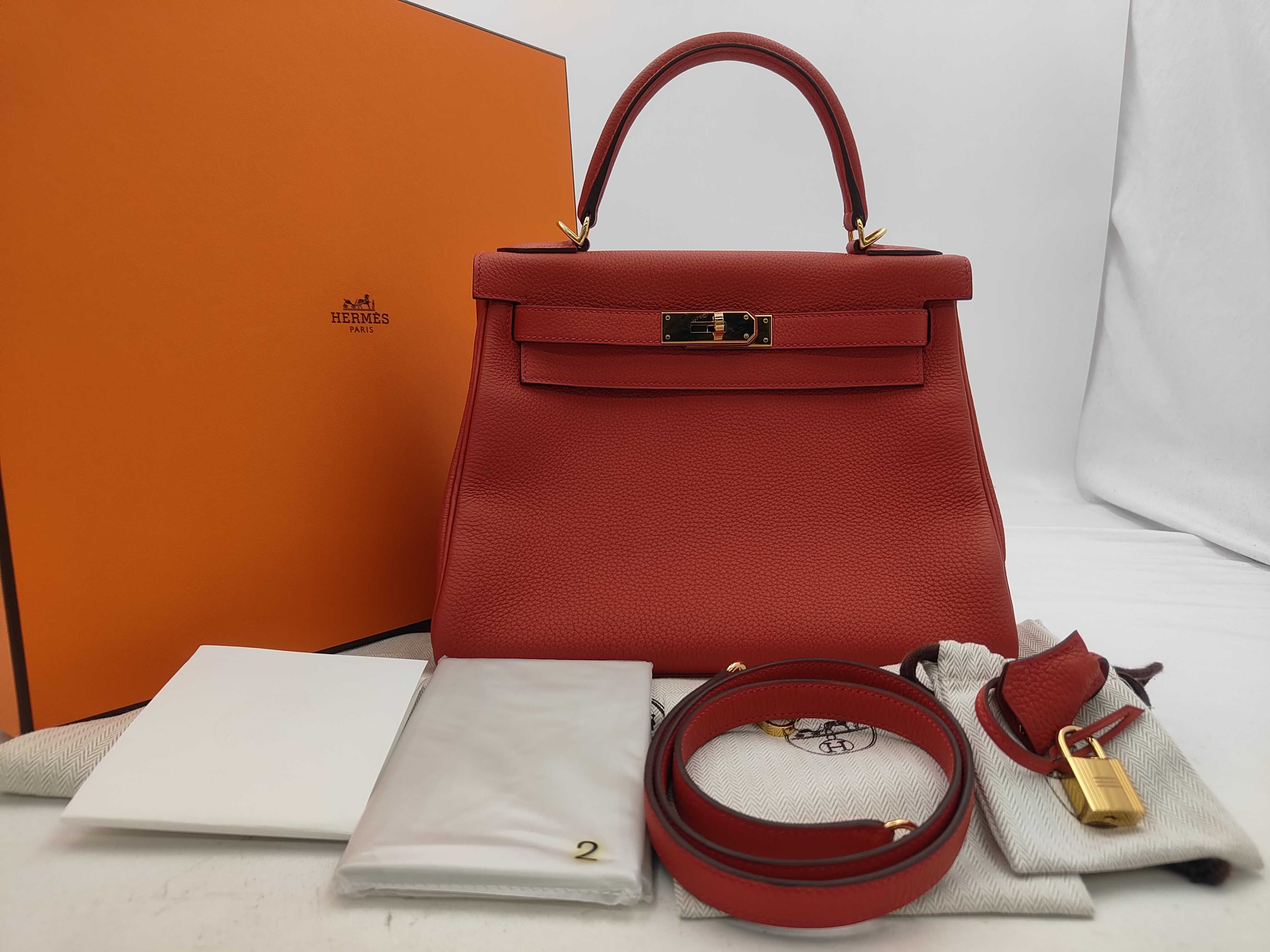 Kelly 28 Red Handbag