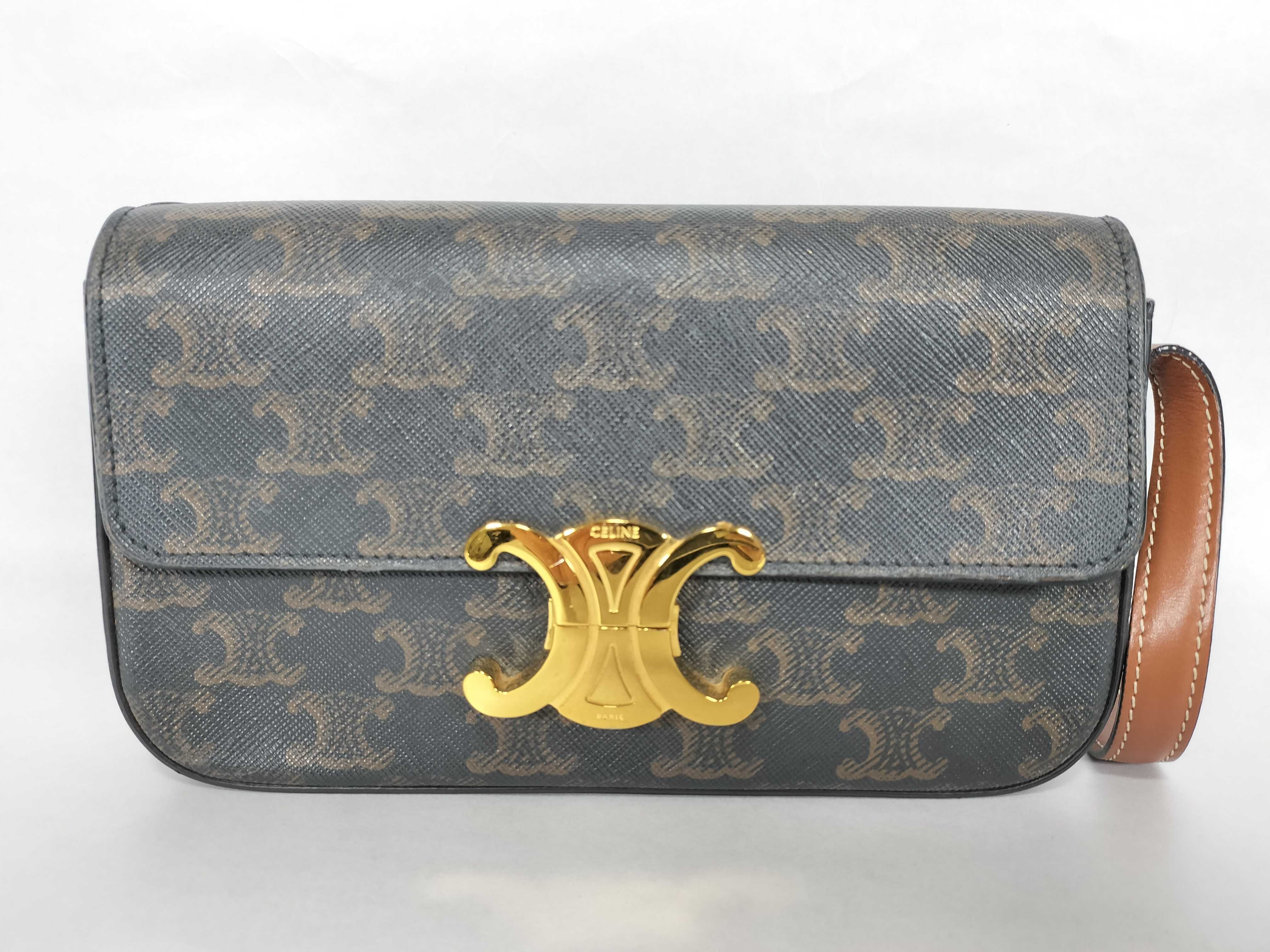 Claude Triomphe Gold Shoulder Bag