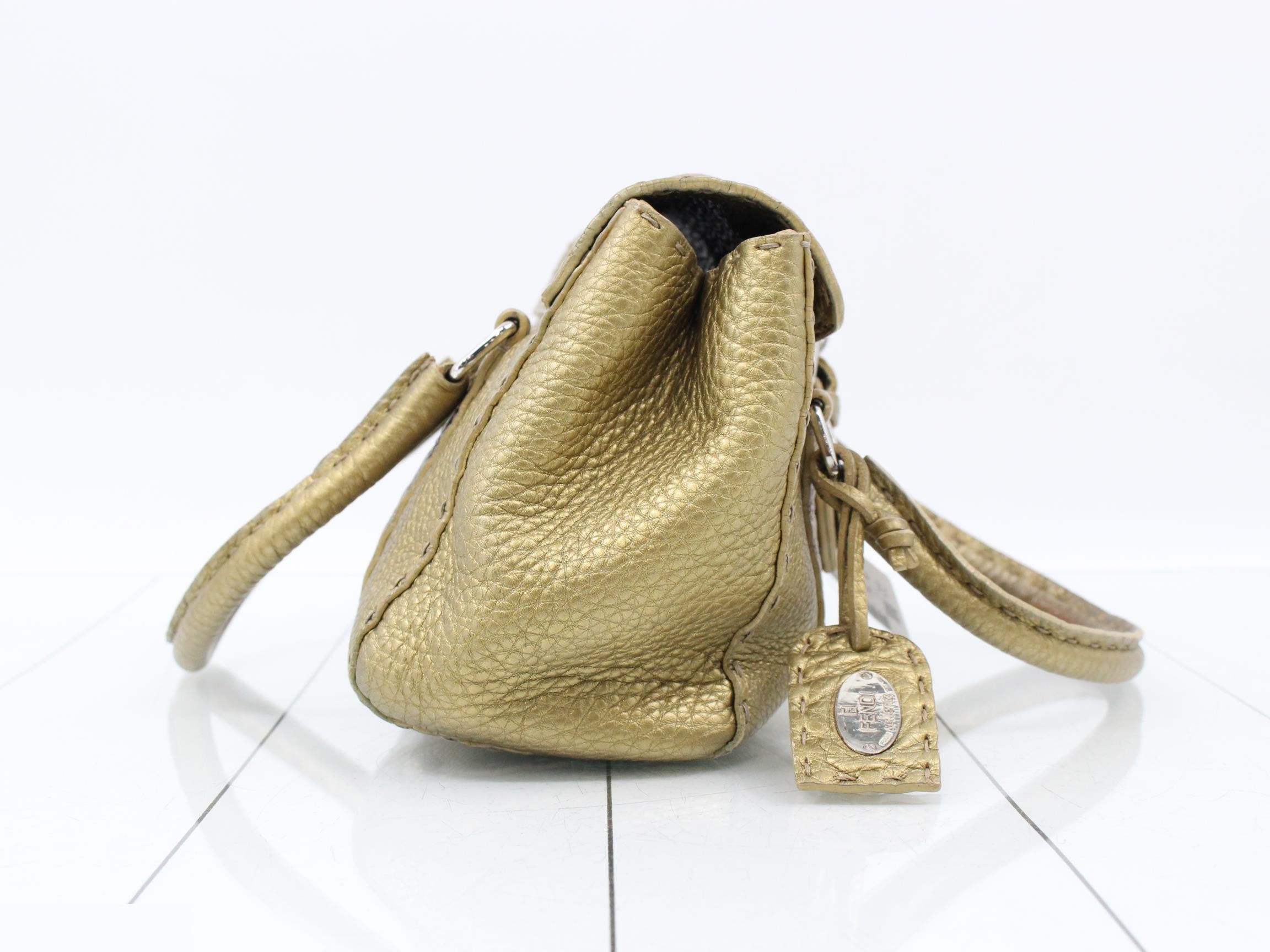 Selleria (Bag) - Handbag Mini Linda Gold — view 4