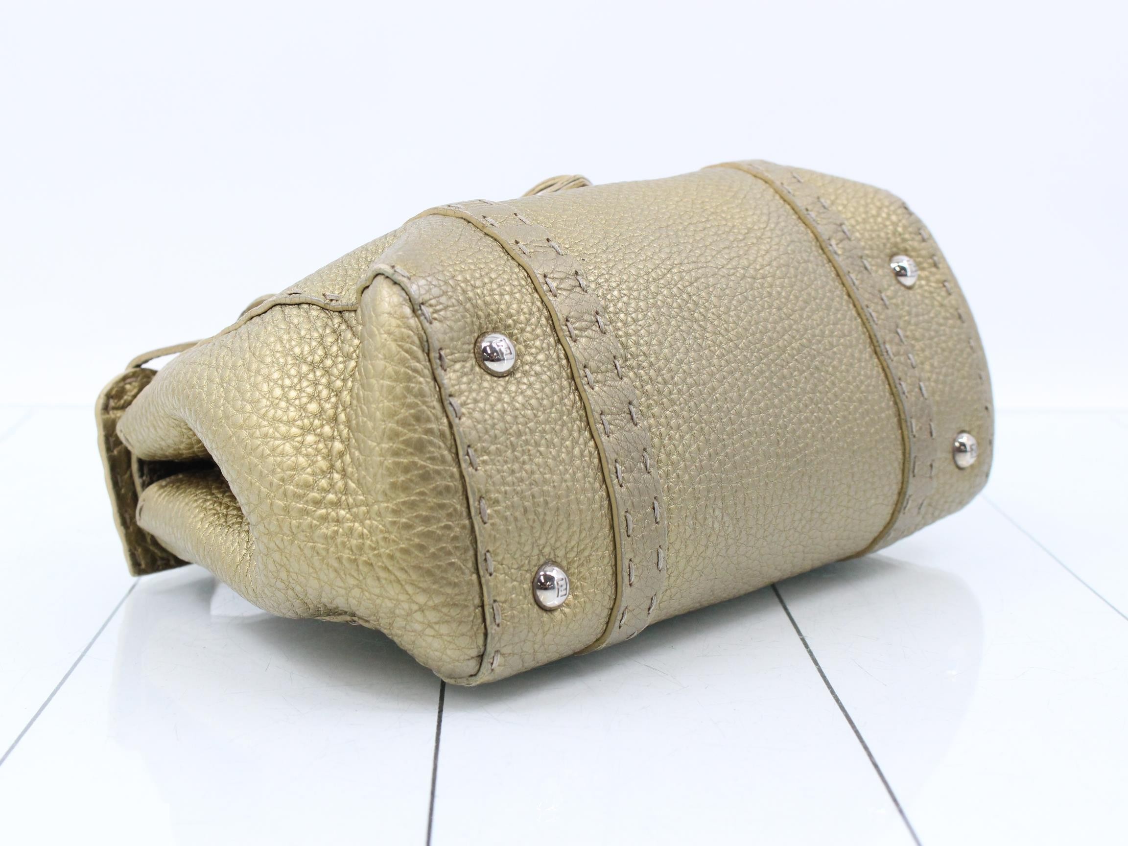 Selleria (Bag) - Handbag Mini Linda Gold — view 5