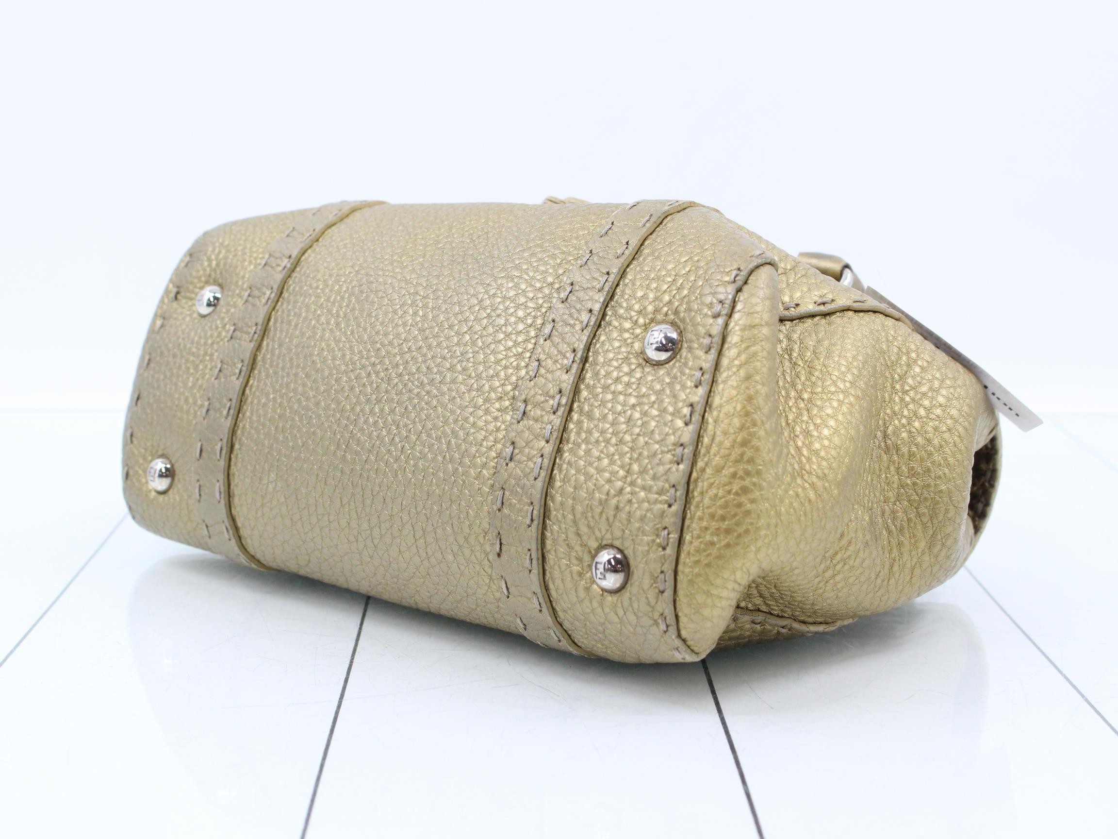 Selleria (Bag) - Handbag Mini Linda Gold — view 6